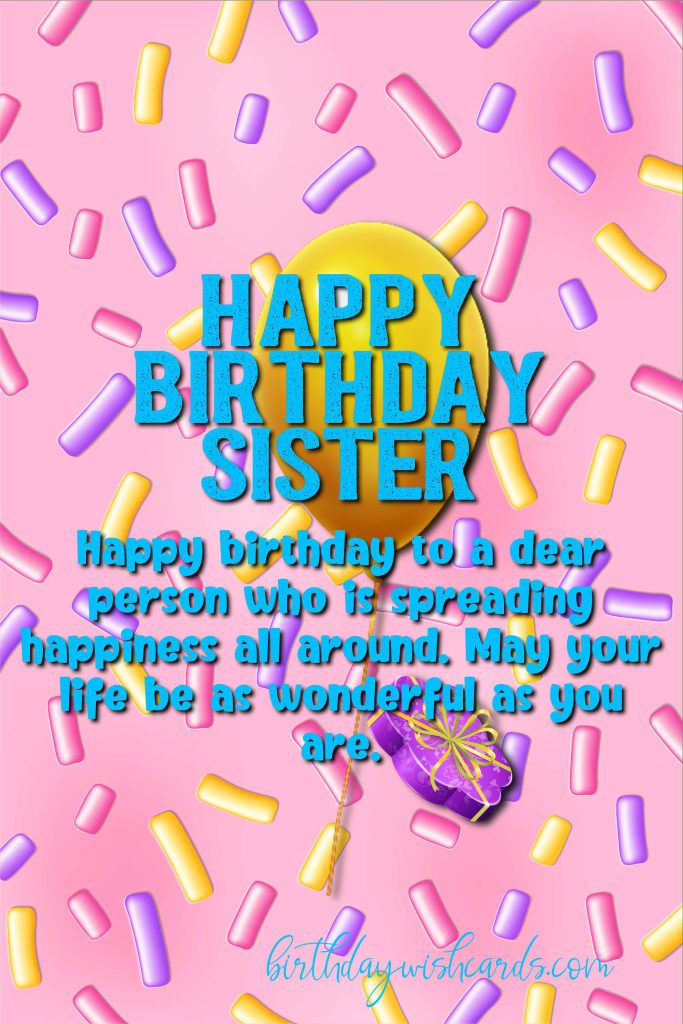 Birthday Wish Cards | Happy birthday For Sister Birthday Wish Cards | Happy birthday For Sister