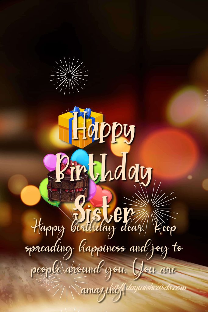 Birthday Wish Cards | Happy birthday For Sister Birthday Wish Cards | Happy birthday For Sister