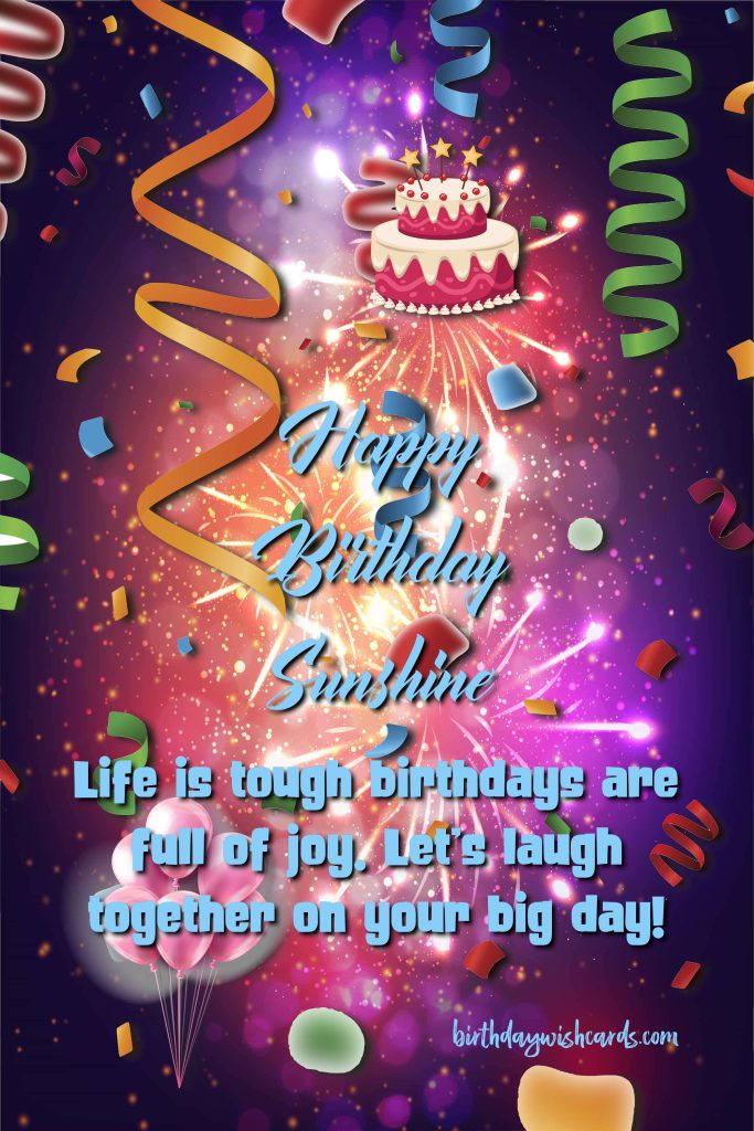 Birthday Wish Cards | happy birthday sunshine image Birthday Wish Cards | happy birthday sunshine image