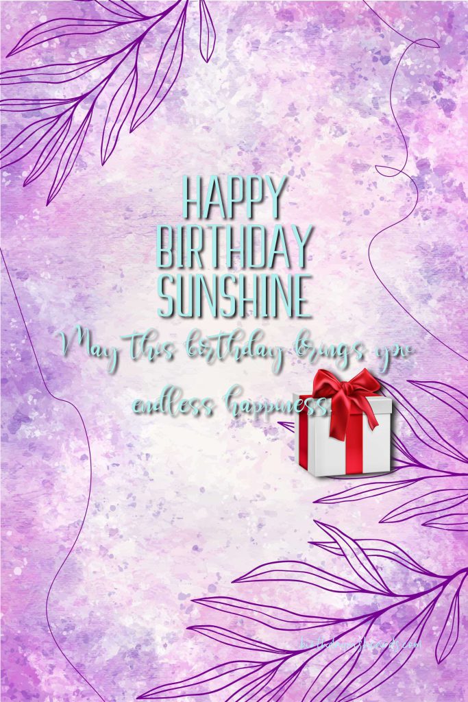 Birthday Wish Cards | happy birthday sunshine image Birthday Wish Cards | happy birthday sunshine image