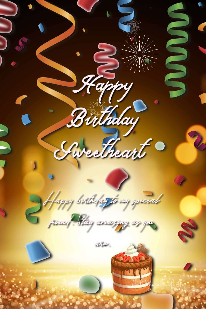 Birthday Wish Cards | Happy birthday sweetheart image Birthday Wish Cards | Happy birthday sweetheart image