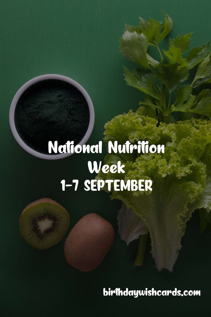 Birthday Wish Cards | 1-7 Sep National Nutrition Week: Birthday Wish Cards | 1-7 Sep National Nutrition Week: