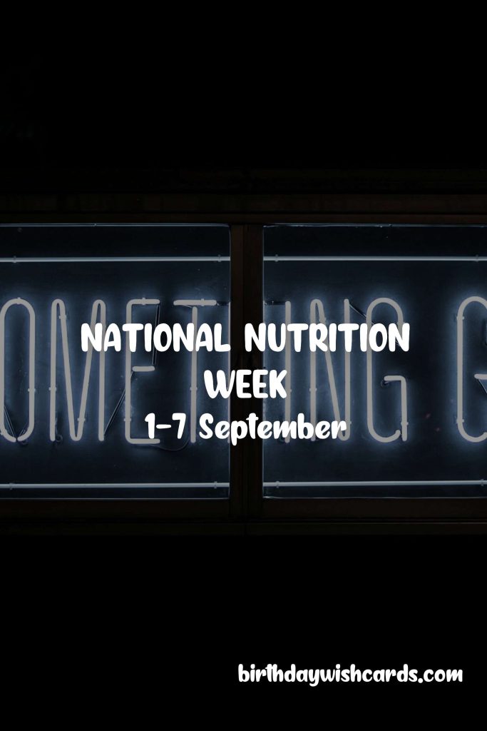 Birthday Wish Cards | 1-7 Sep National Nutrition Week: Birthday Wish Cards | 1-7 Sep National Nutrition Week: