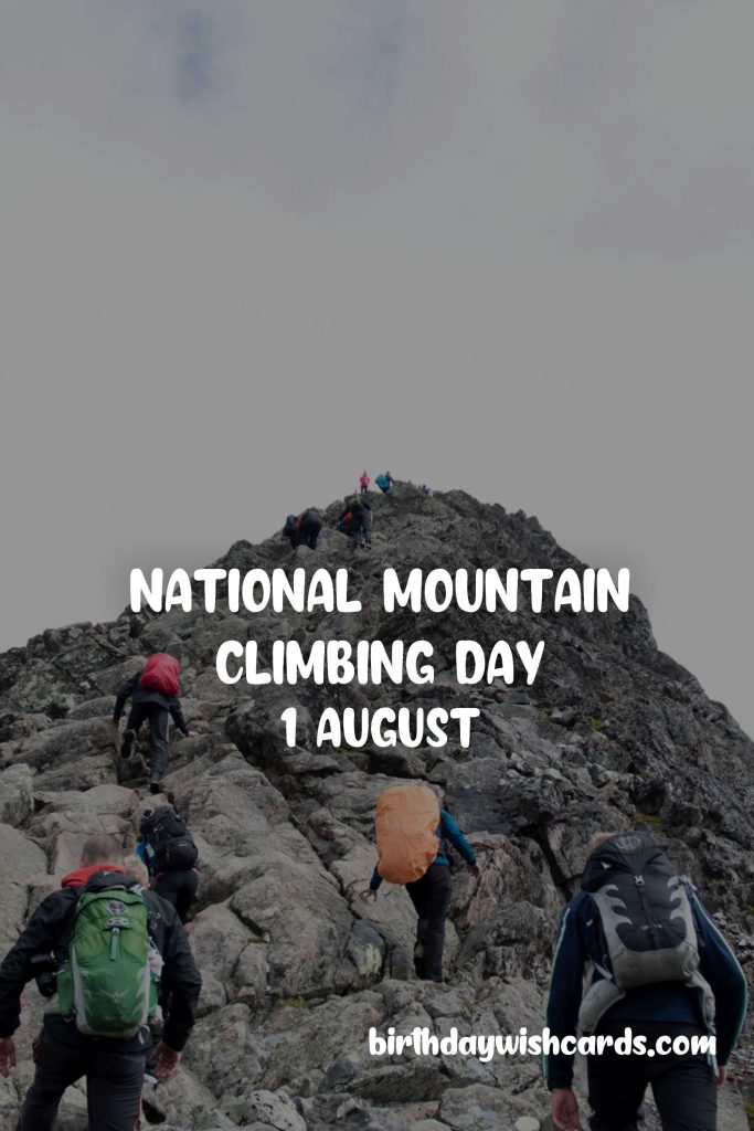 Birthday Wish Cards | 1-Aug National Mountain Climbing Day: Birthday Wish Cards | 1-Aug National Mountain Climbing Day: