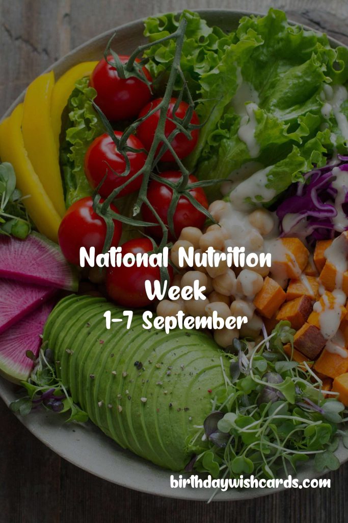 Birthday Wish Cards | 1-7 Sep National Nutrition Week: Birthday Wish Cards | 1-7 Sep National Nutrition Week: