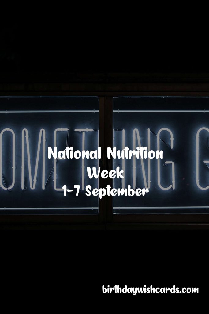 Birthday Wish Cards | 1-7 Sep National Nutrition Week: Birthday Wish Cards | 1-7 Sep National Nutrition Week: