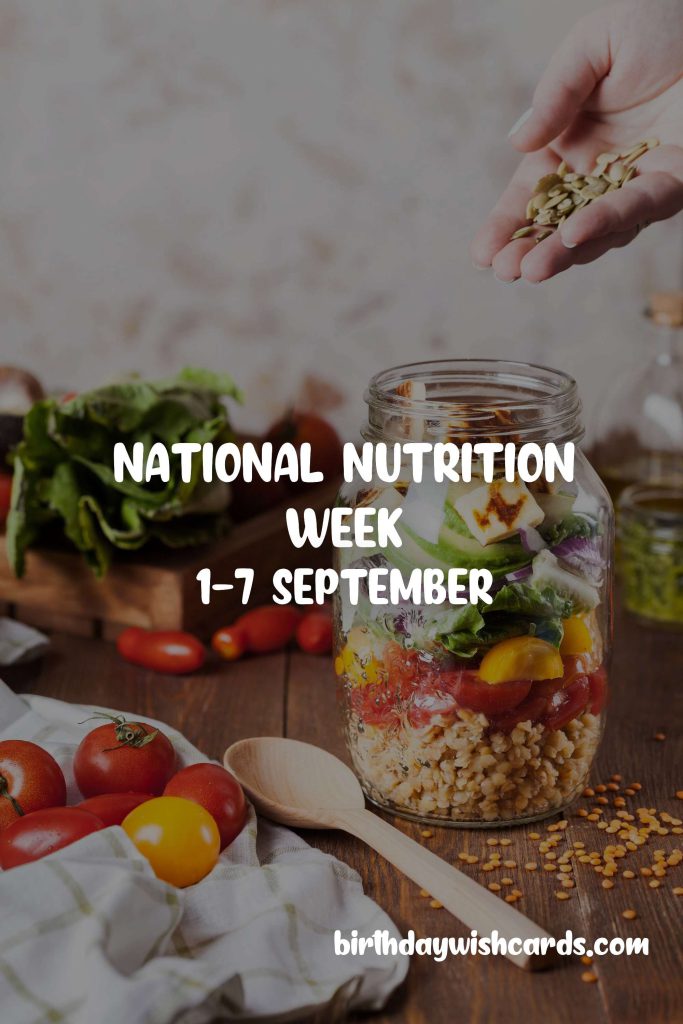Birthday Wish Cards | 1-7 Sep National Nutrition Week: Birthday Wish Cards | 1-7 Sep National Nutrition Week: