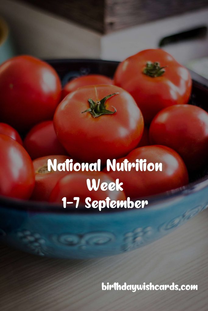 Birthday Wish Cards | 1-7 Sep National Nutrition Week: Birthday Wish Cards | 1-7 Sep National Nutrition Week: