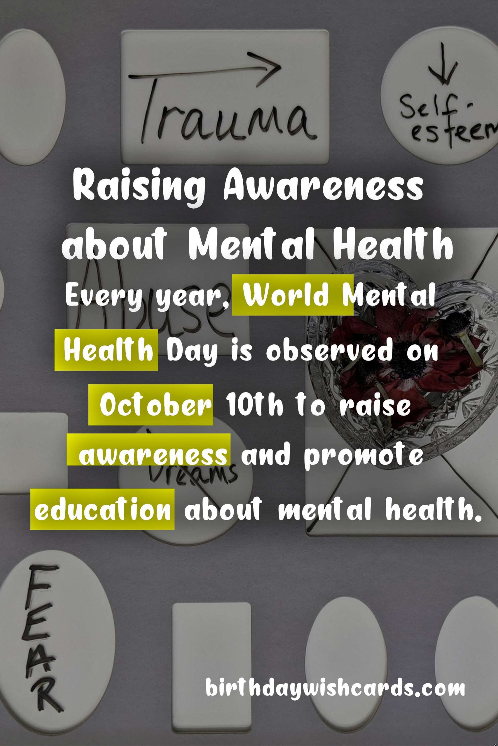 World Mental Health Day - Raising Awareness and Taking Action