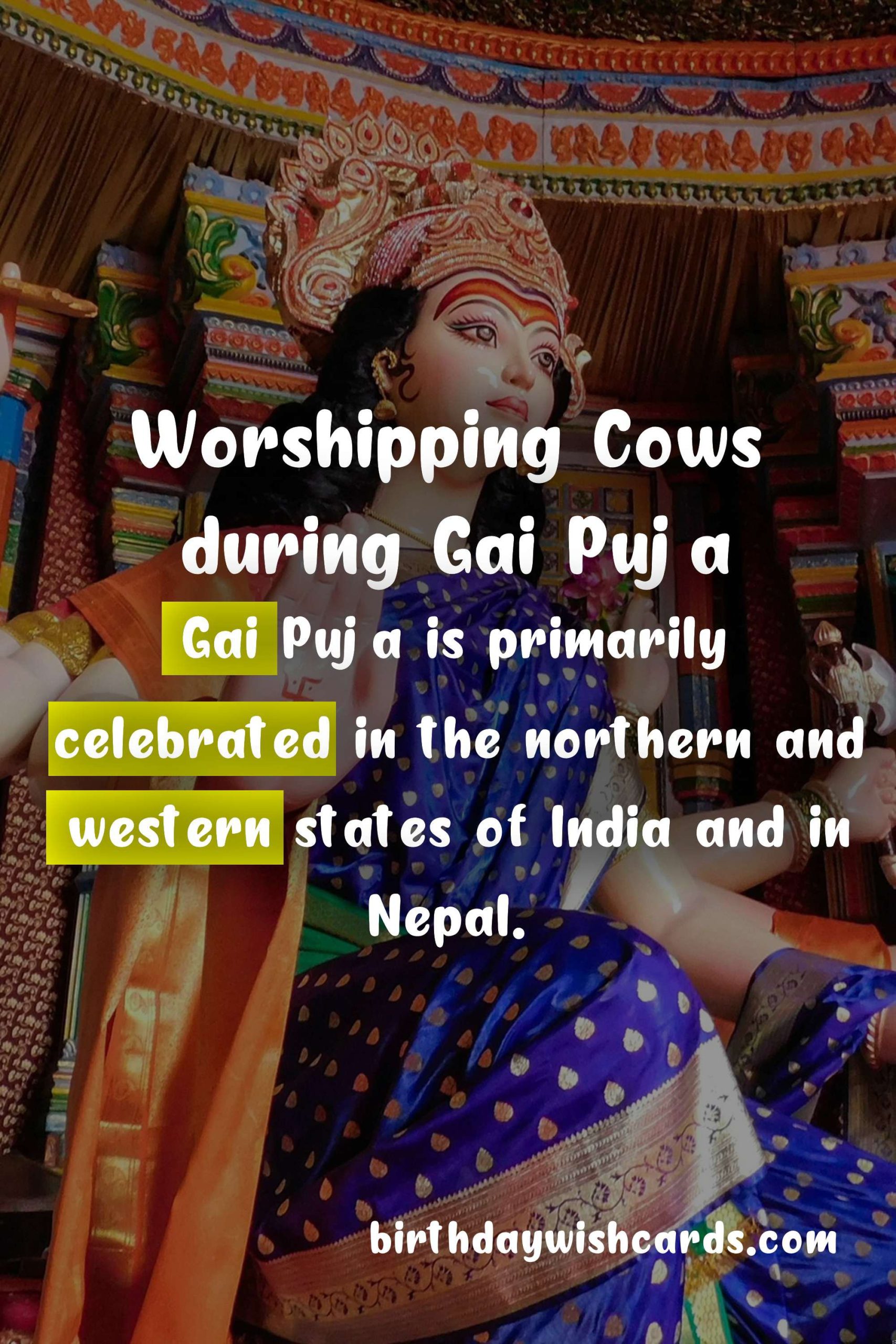 Gai Puja - A Traditional Nepali Celebration