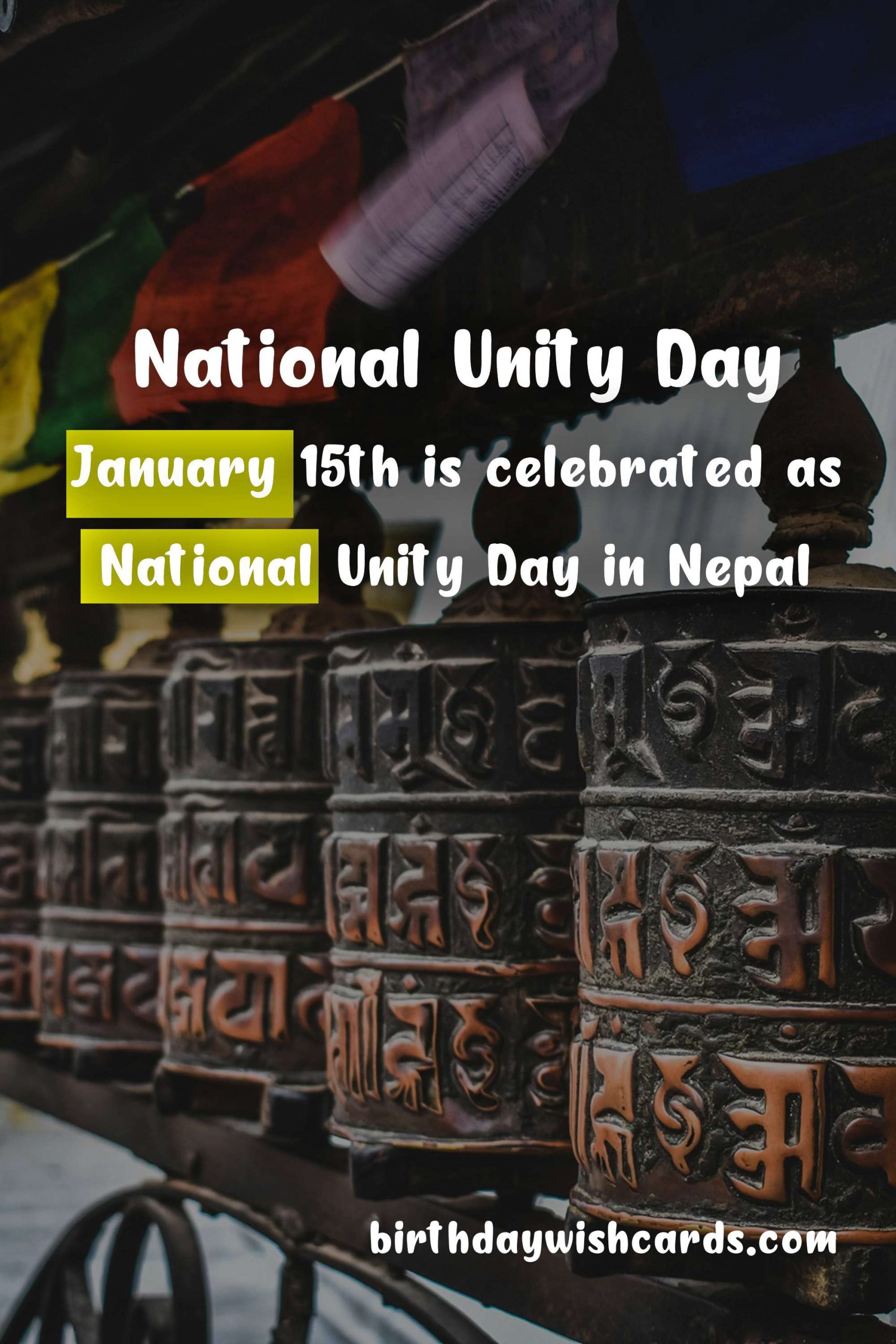 Celebrate National Unity Day - 1st Magh