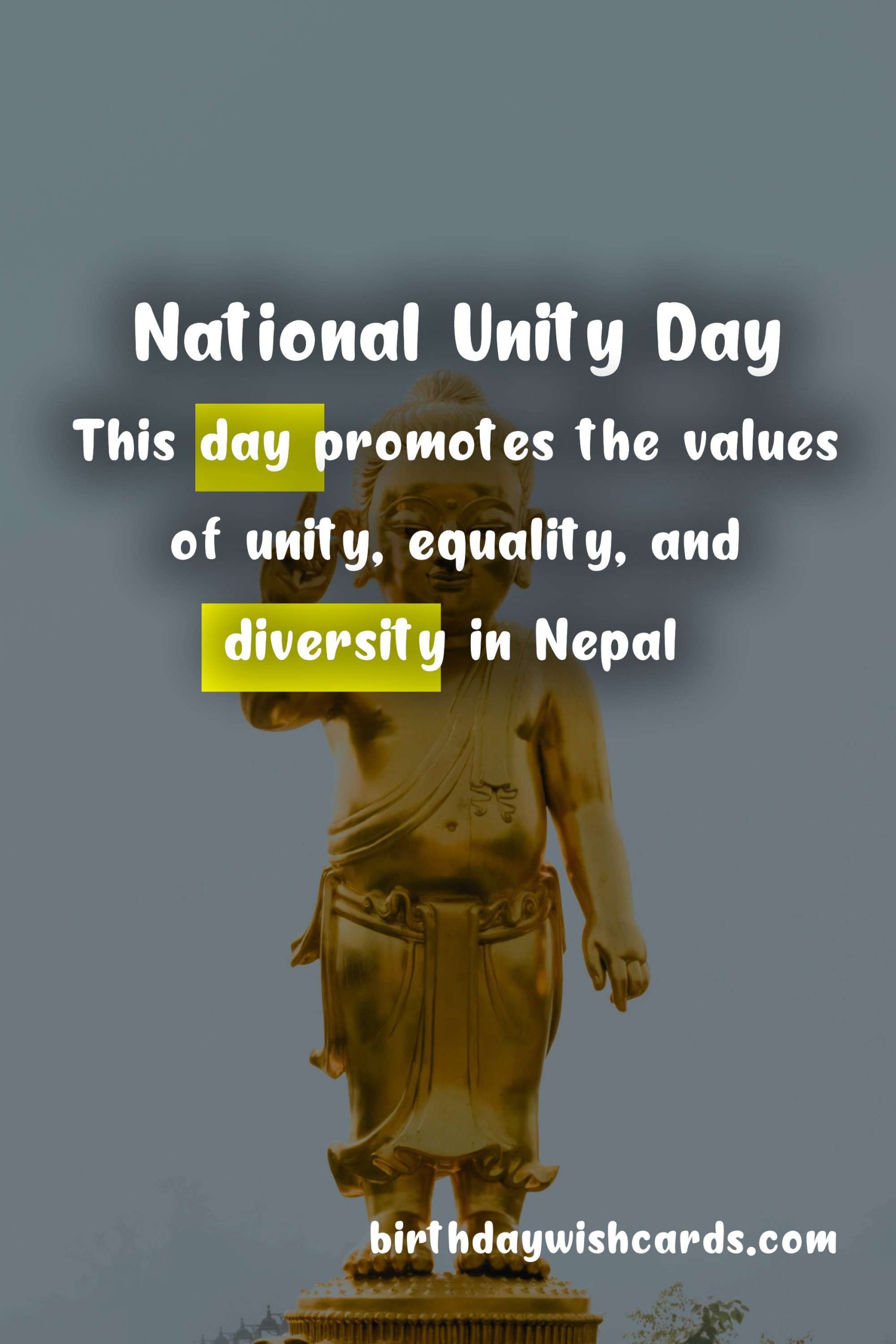 Celebrate National Unity Day - 1st Magh