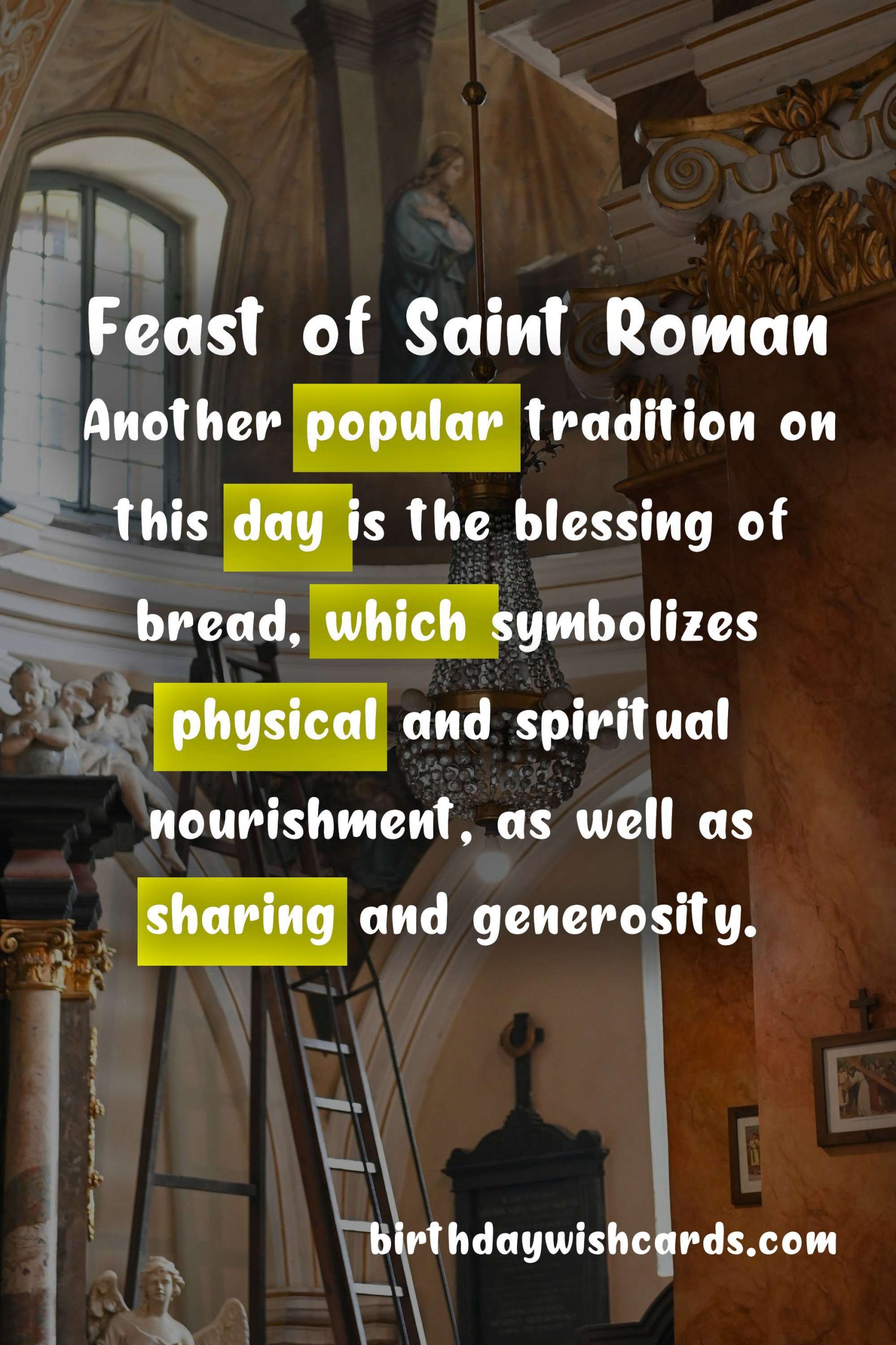Feast of Saint Roman - A Celebration of Faith and Festivity