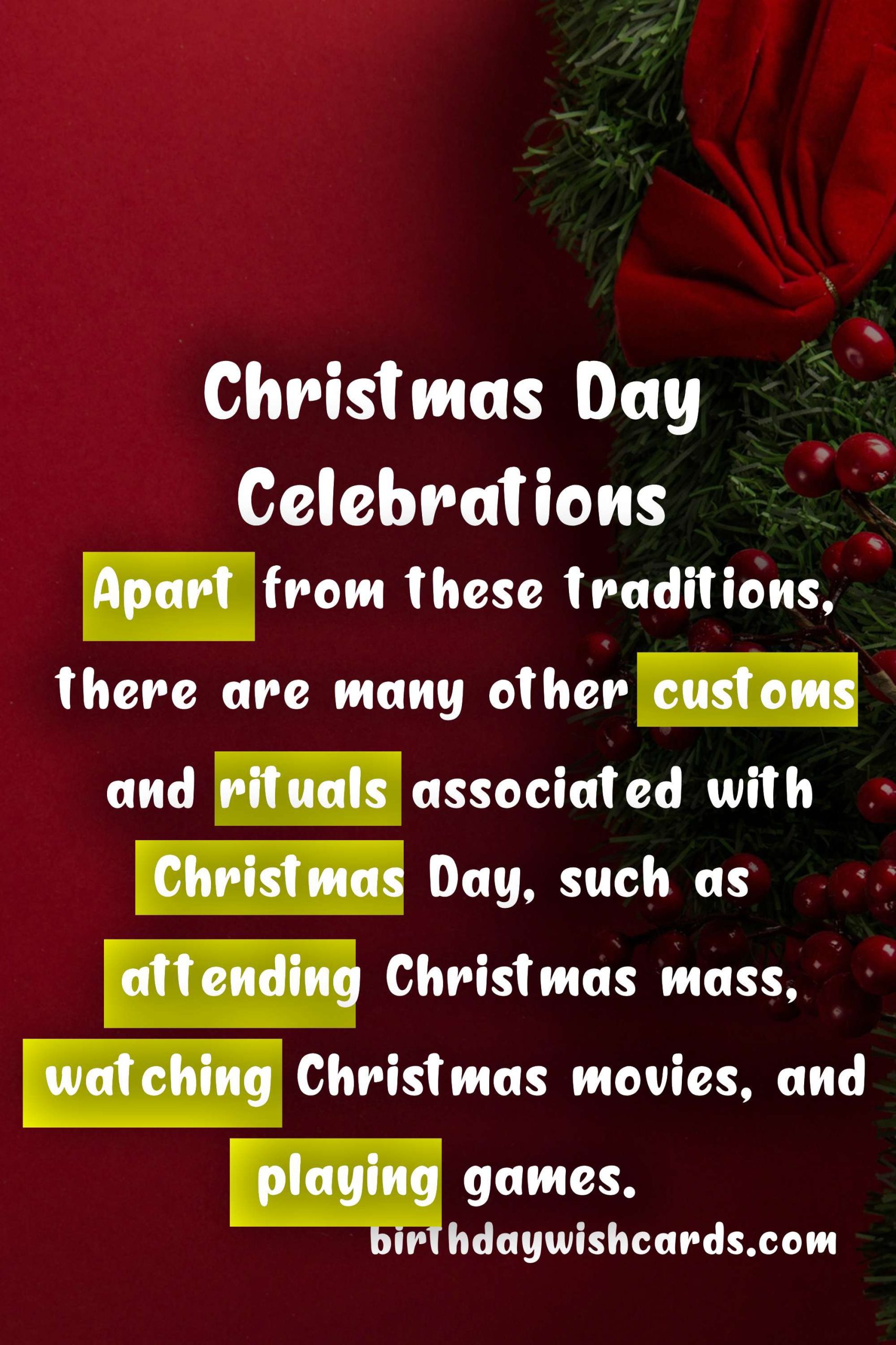 Christmas Day - Celebrating the Most Wonderful Time of the Year
