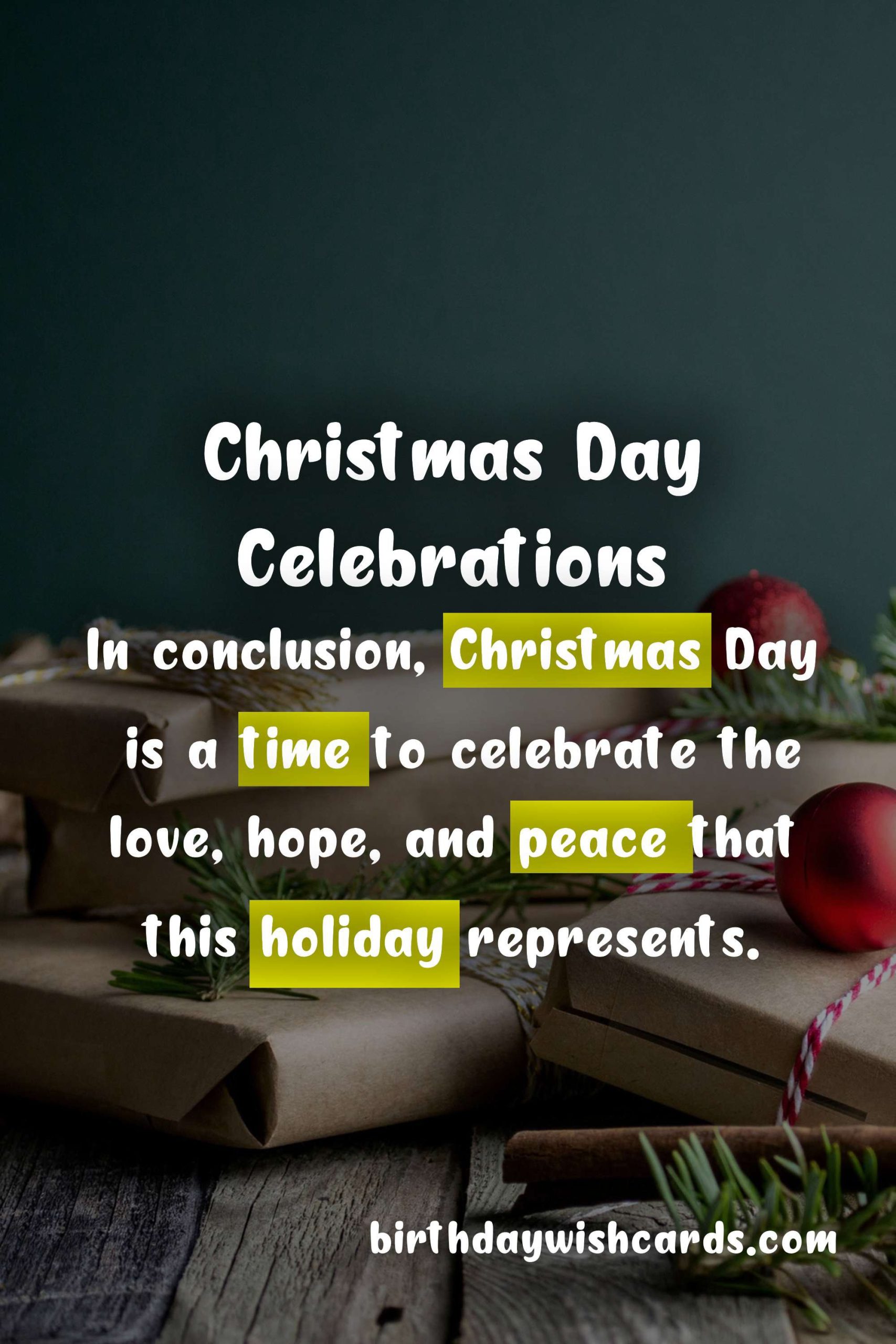 Christmas Day - Celebrating the Most Wonderful Time of the Year
