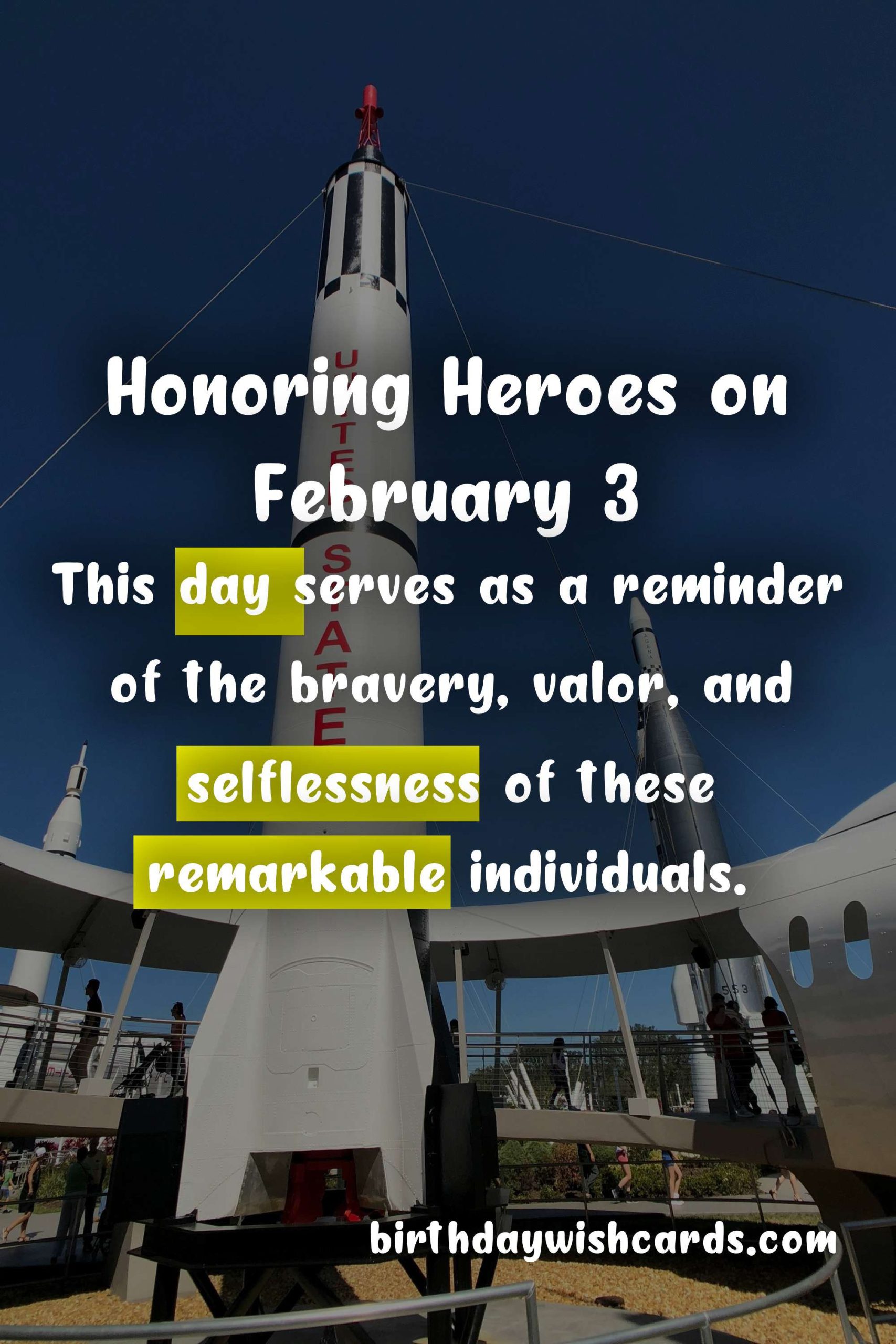 Honoring Heroes on February 3: A Tribute to Heroes' Day