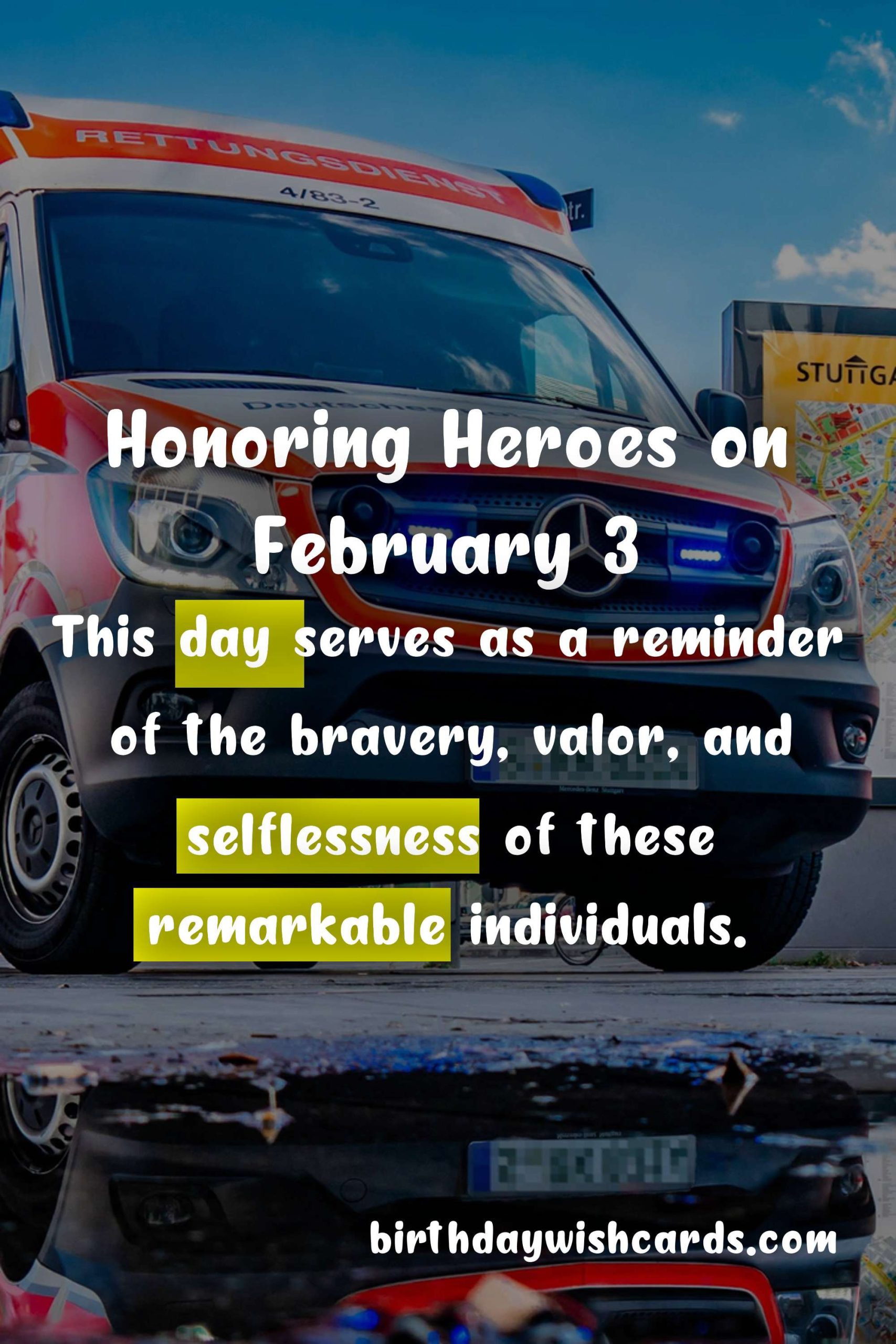 Honoring Heroes on February 3: A Tribute to Heroes' Day