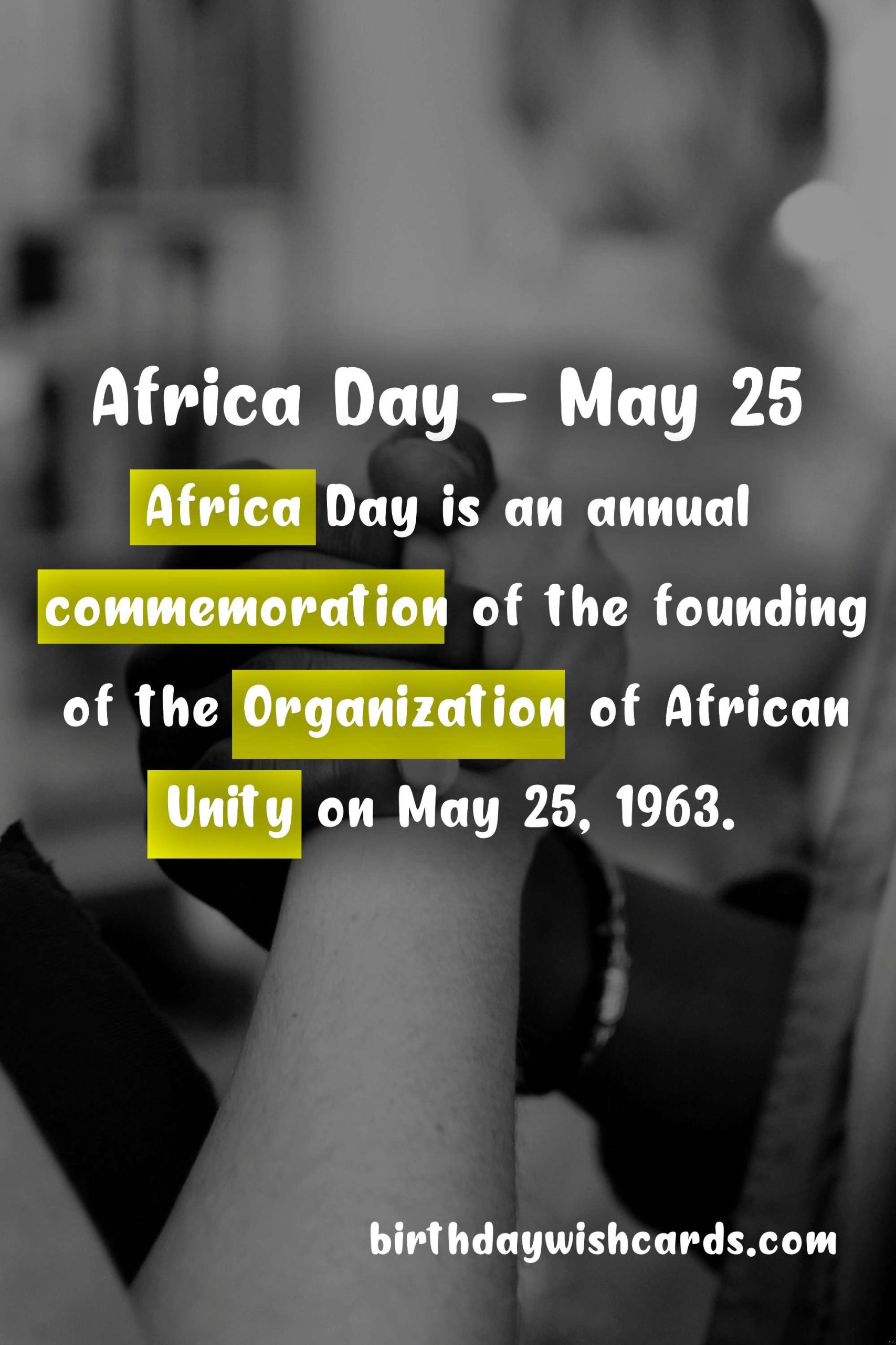 Celebrate Africa Day - May 25