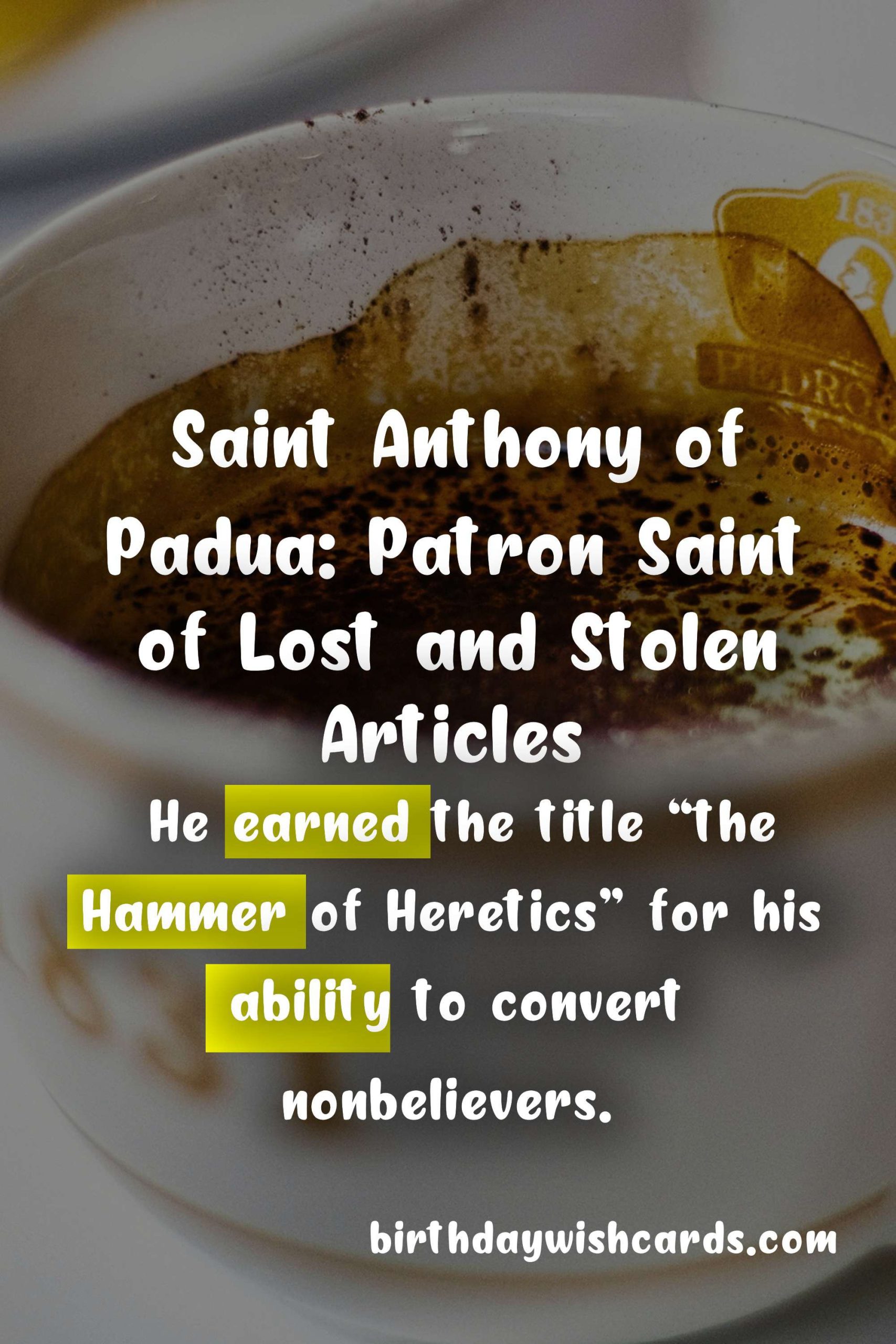 Anthony's Day: Celebrating the Life of Saint Anthony of Padua
