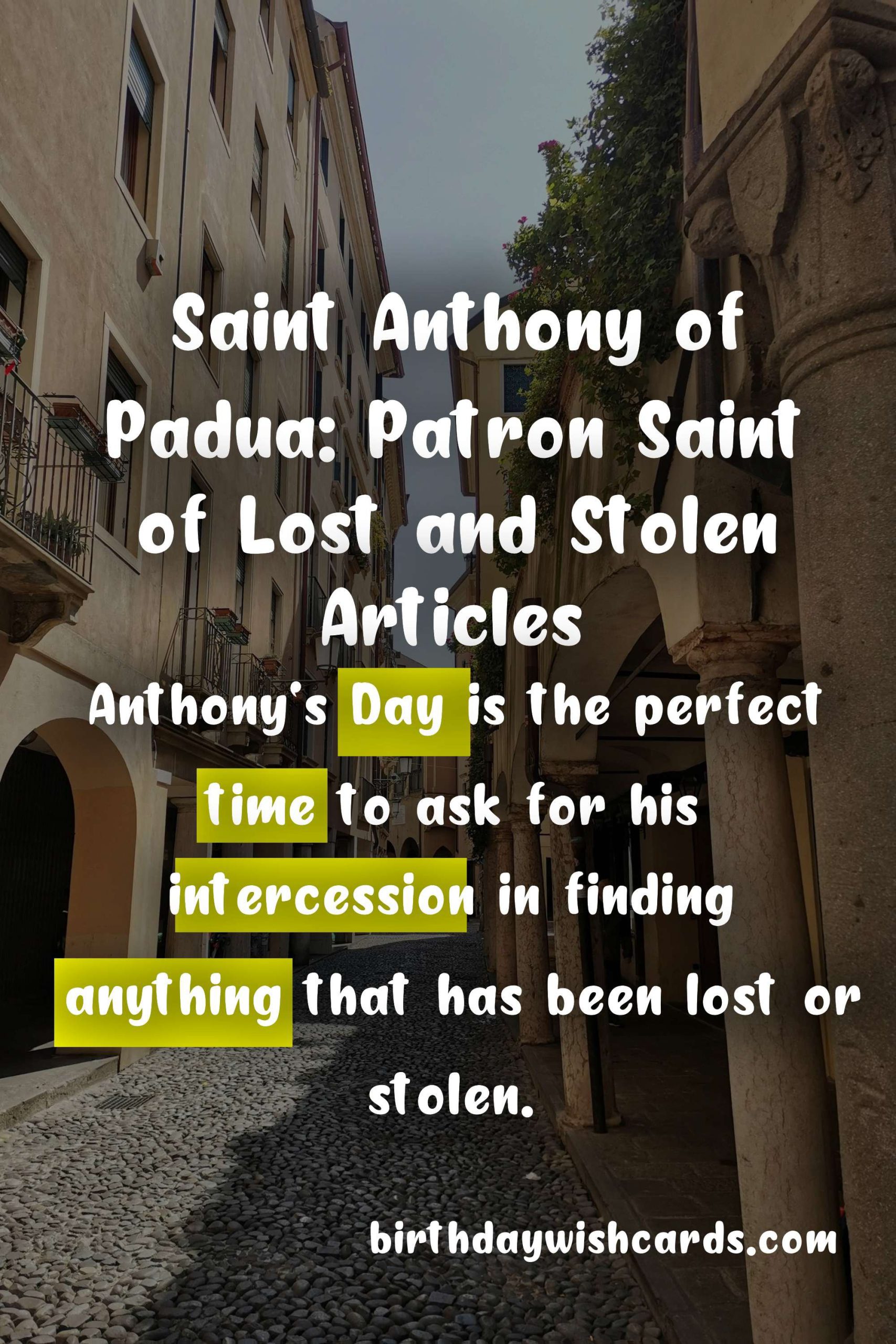 Anthony's Day: Celebrating the Life of Saint Anthony of Padua