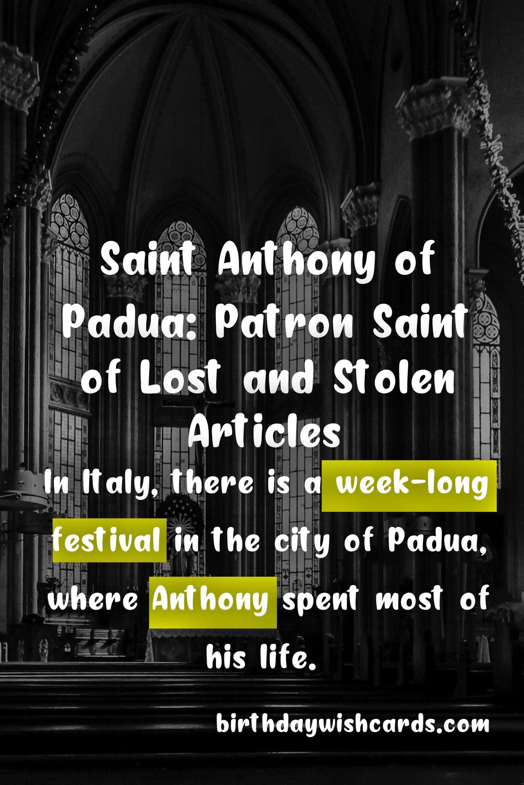 Anthony's Day: Celebrating the Life of Saint Anthony of Padua