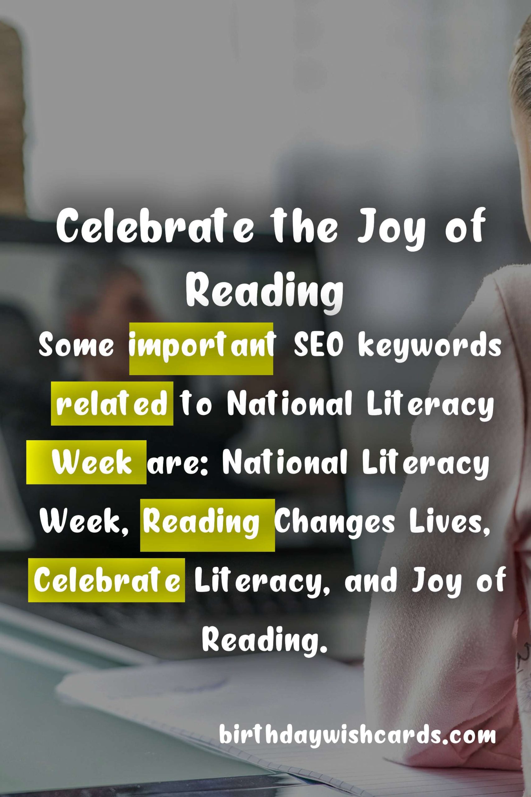 National Literacy Week: Celebrating the Joy of Reading