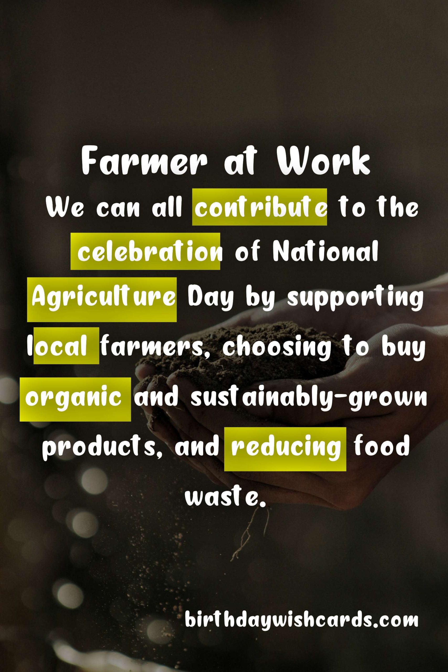 National Agriculture Day (7 June) - Celebrating the Backbone of Our Economy