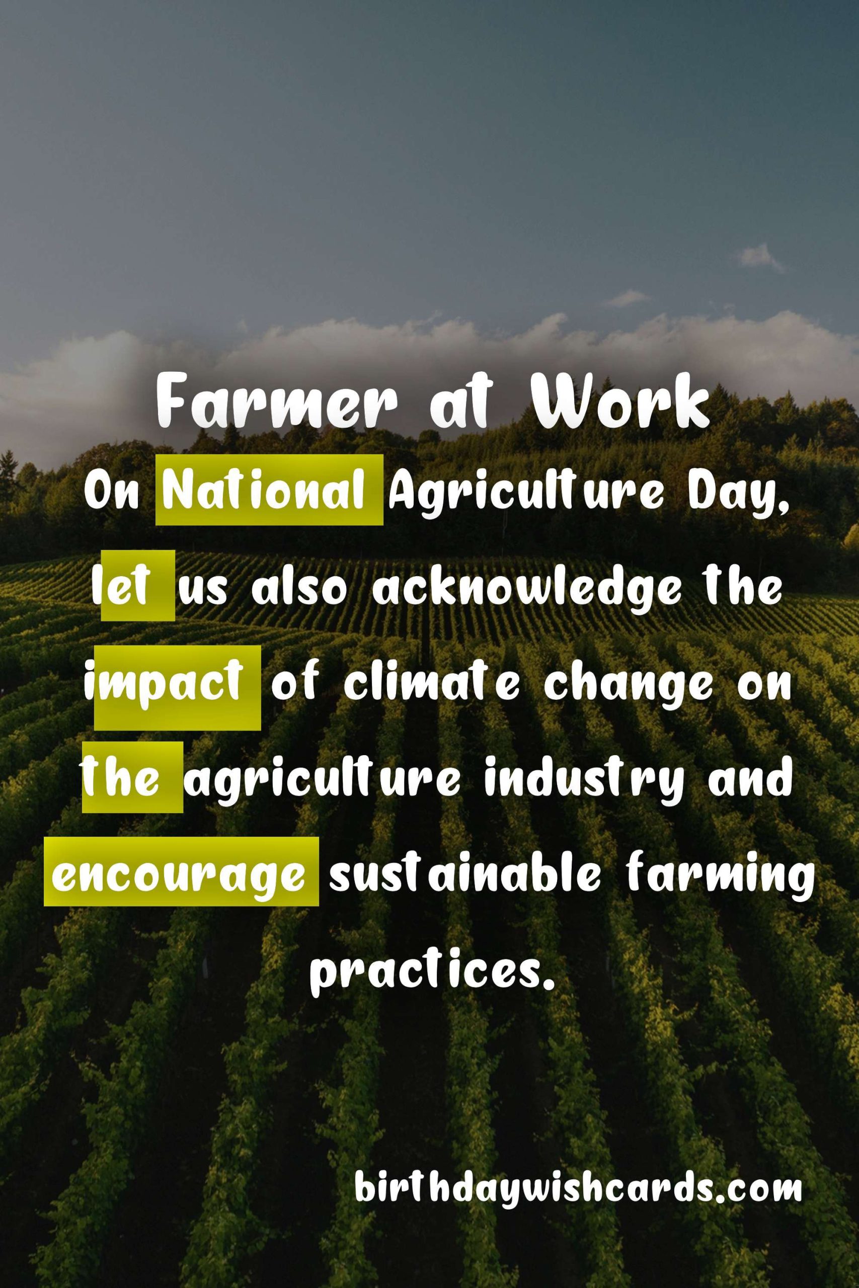 National Agriculture Day (7 June) - Celebrating the Backbone of Our Economy
