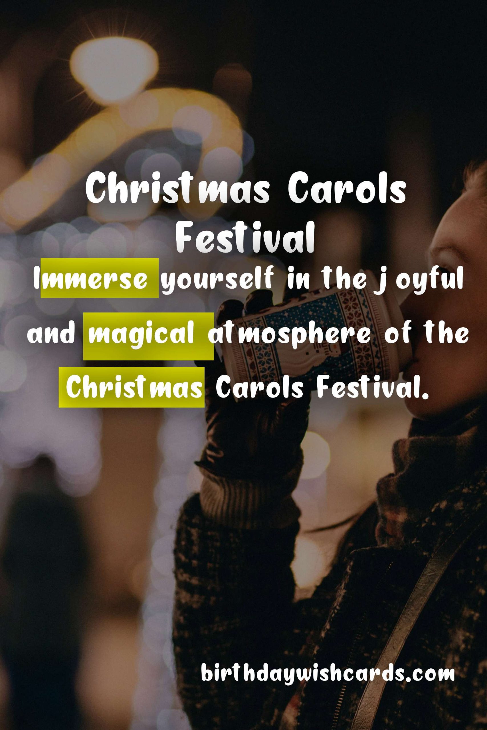 Celebrate Christmas with Joyful Carols at the Annual Christmas Carols Festival!