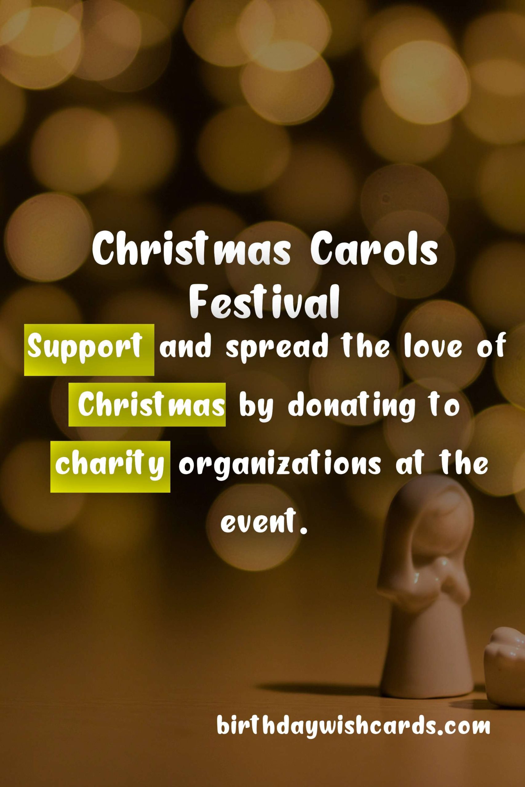 Celebrate Christmas with Joyful Carols at the Annual Christmas Carols Festival!