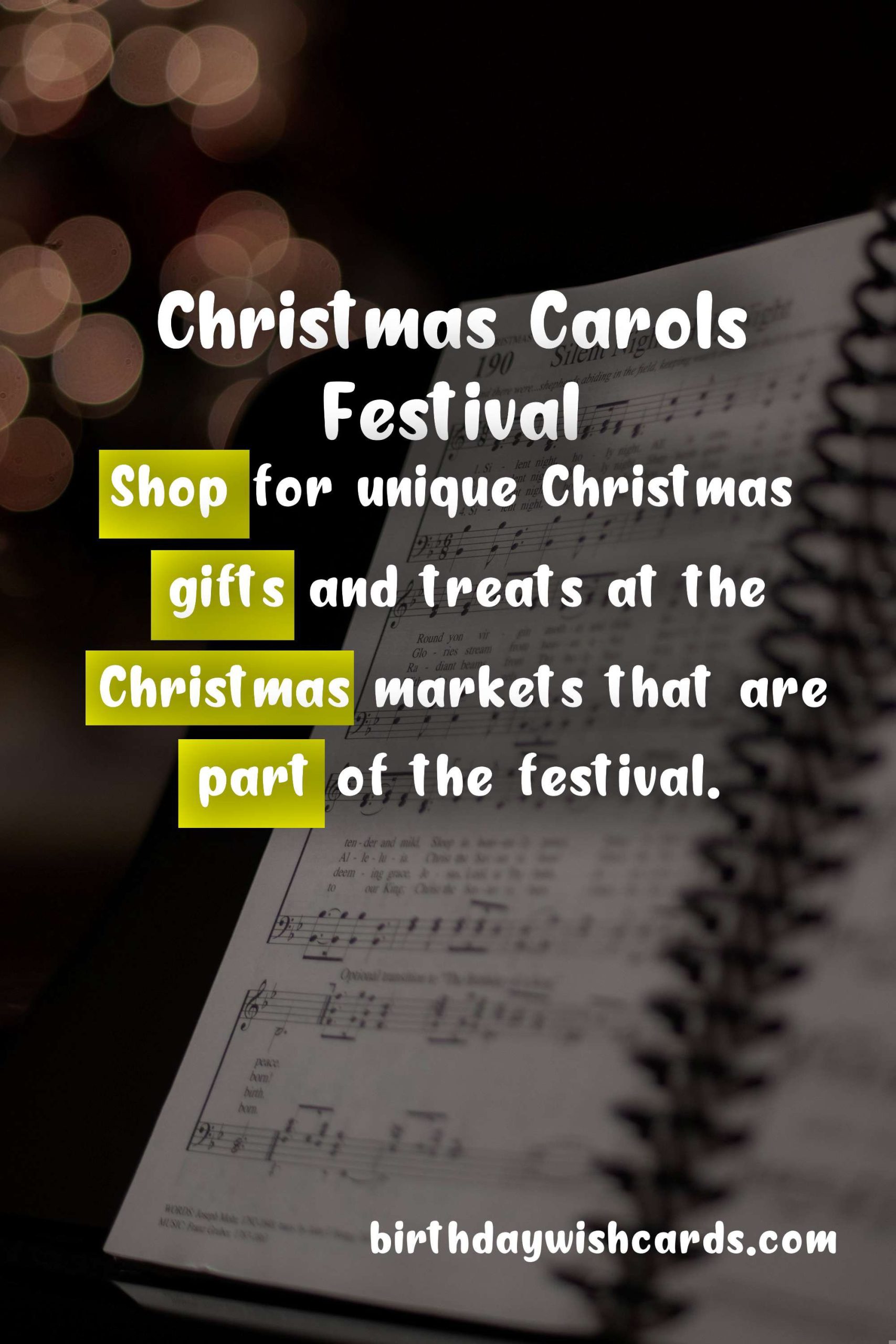 Celebrate Christmas with Joyful Carols at the Annual Christmas Carols Festival!