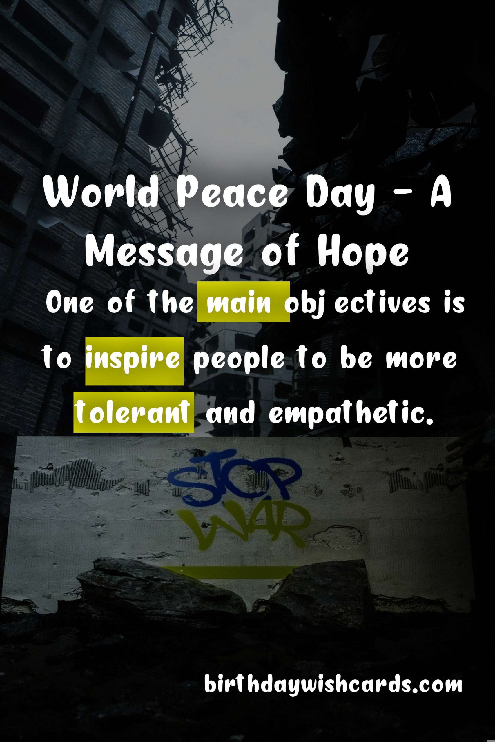 World Peace Day - September 21