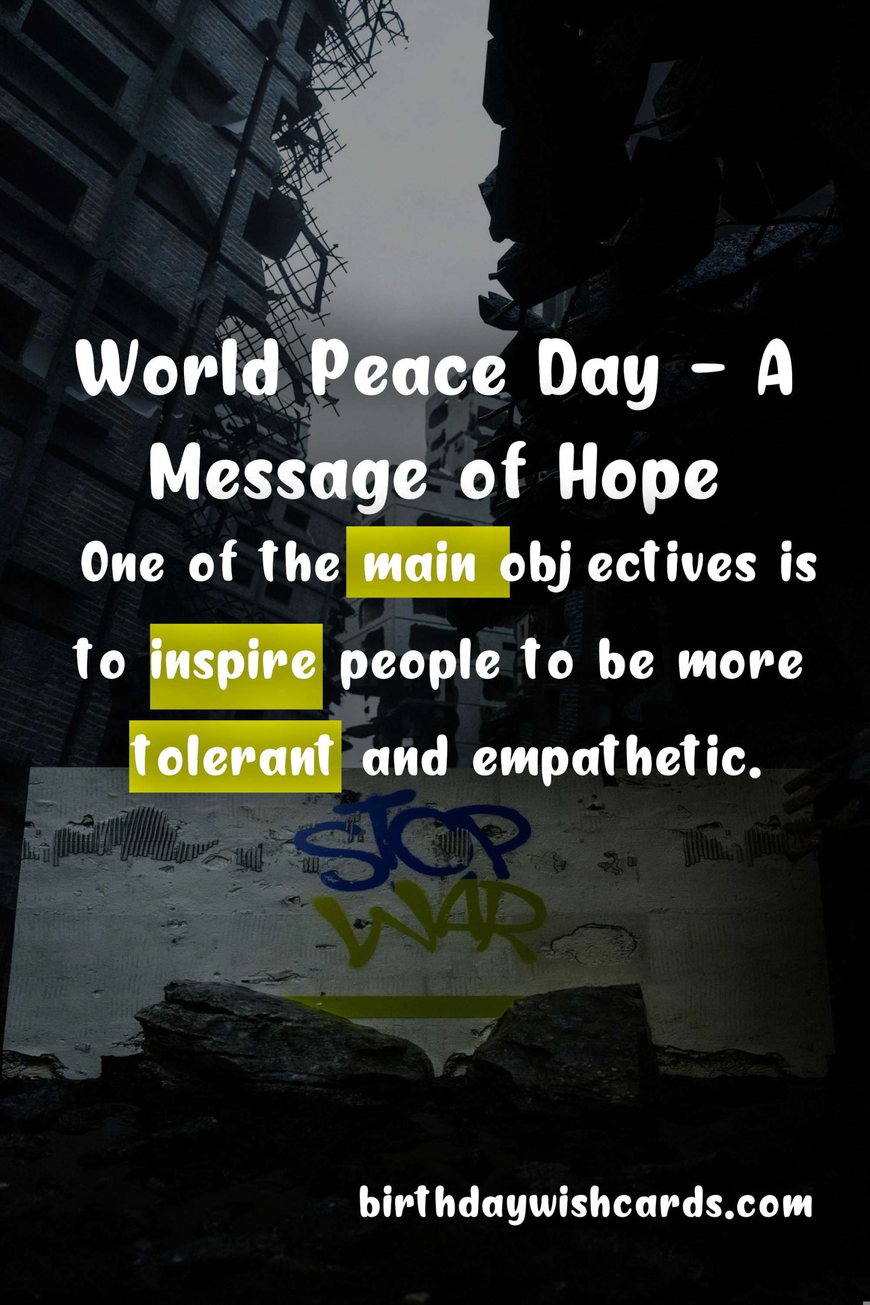 World Peace Day - September 21