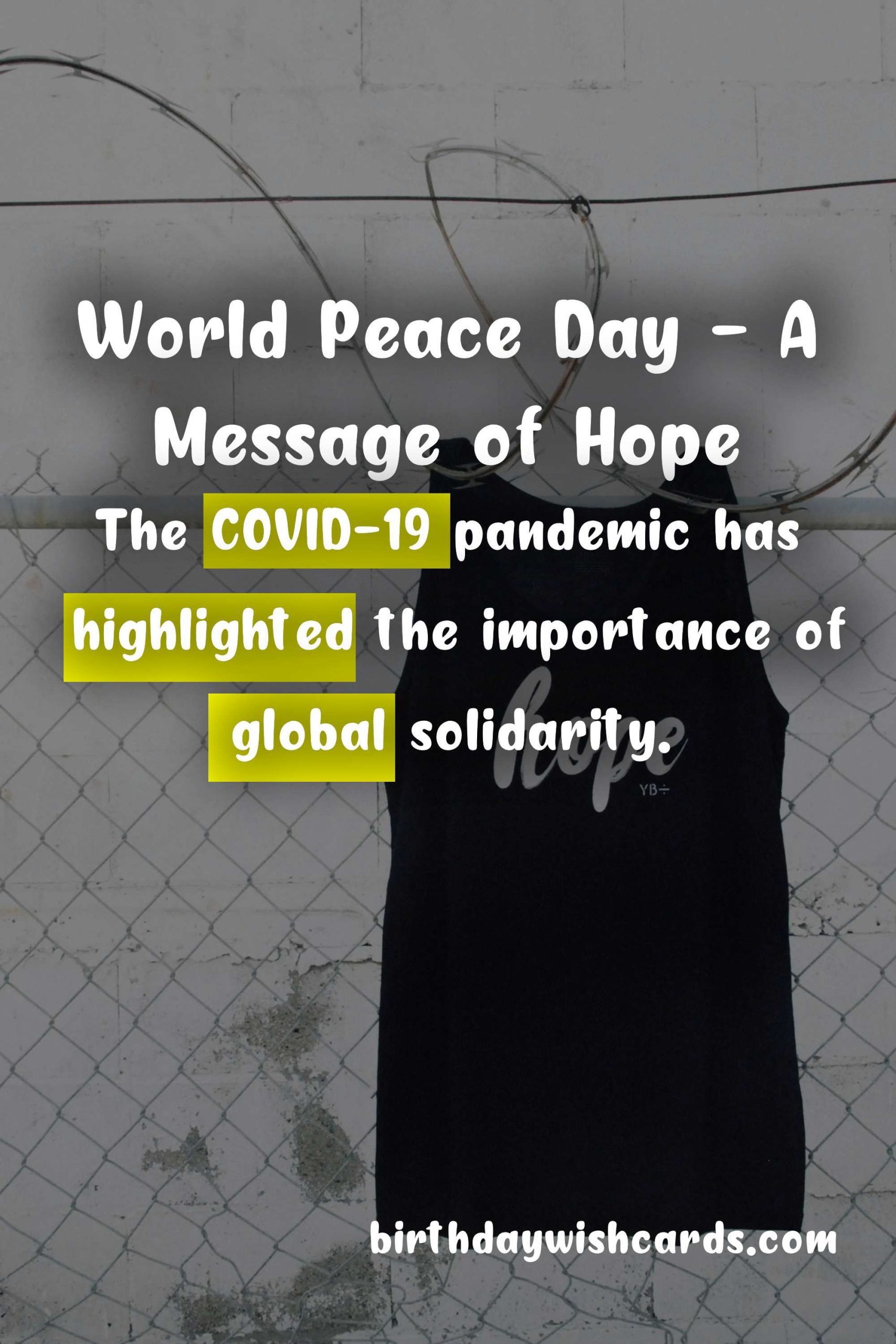 World Peace Day - September 21