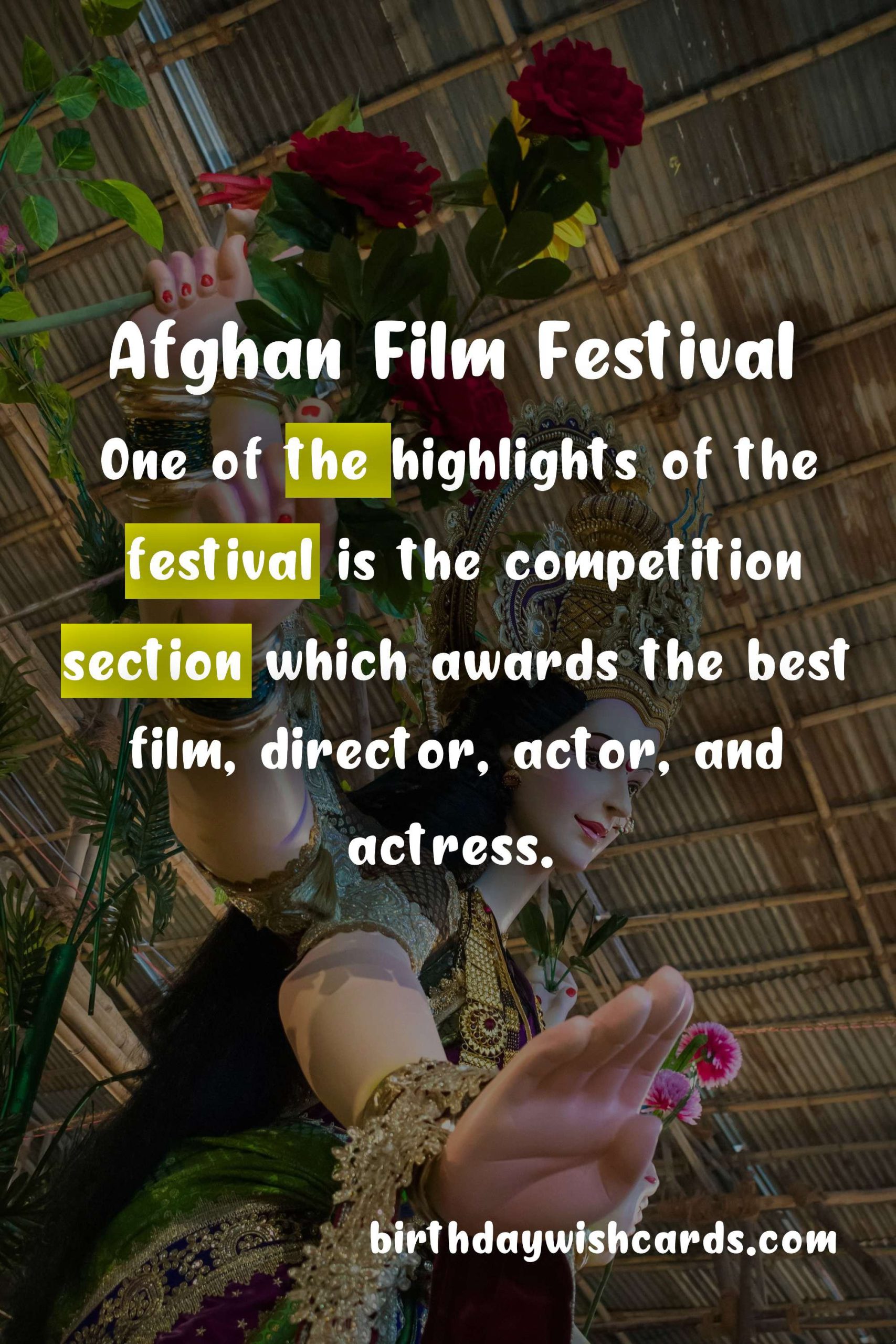 Afghan Film Festival - Date Varies