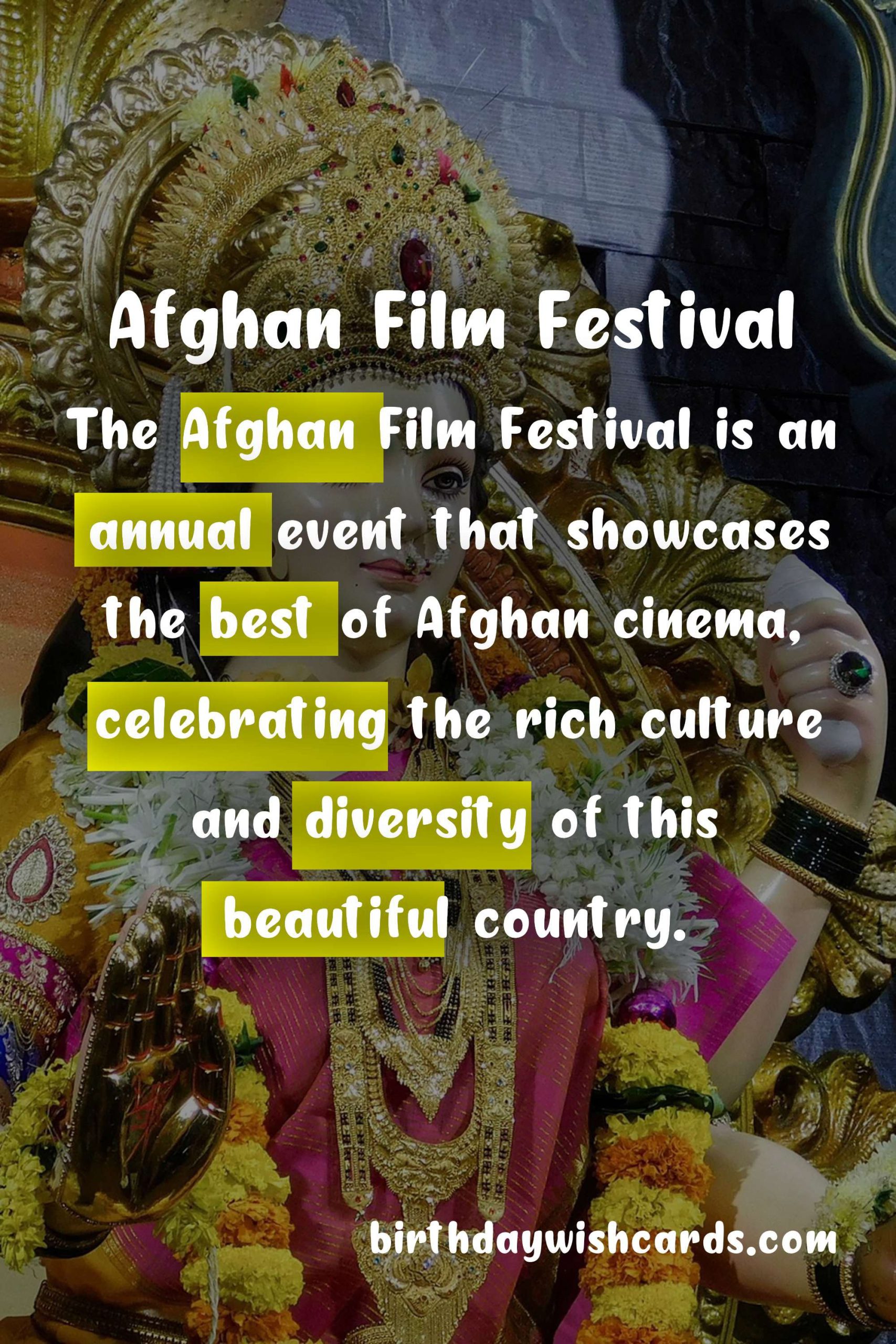 Afghan Film Festival - Date Varies