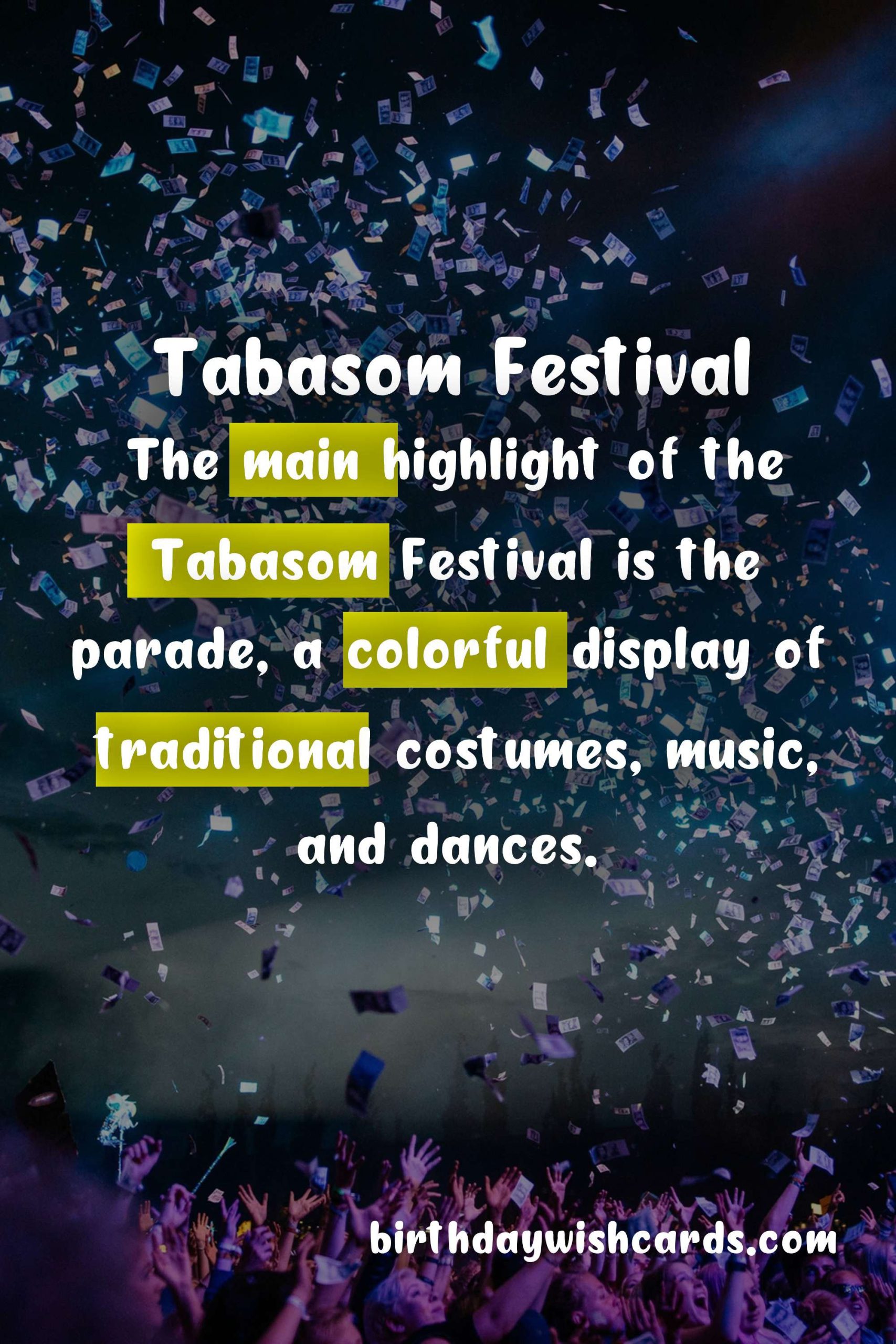Tabasom Festival - Celebrating Joy, Community and Tradition on December 10
