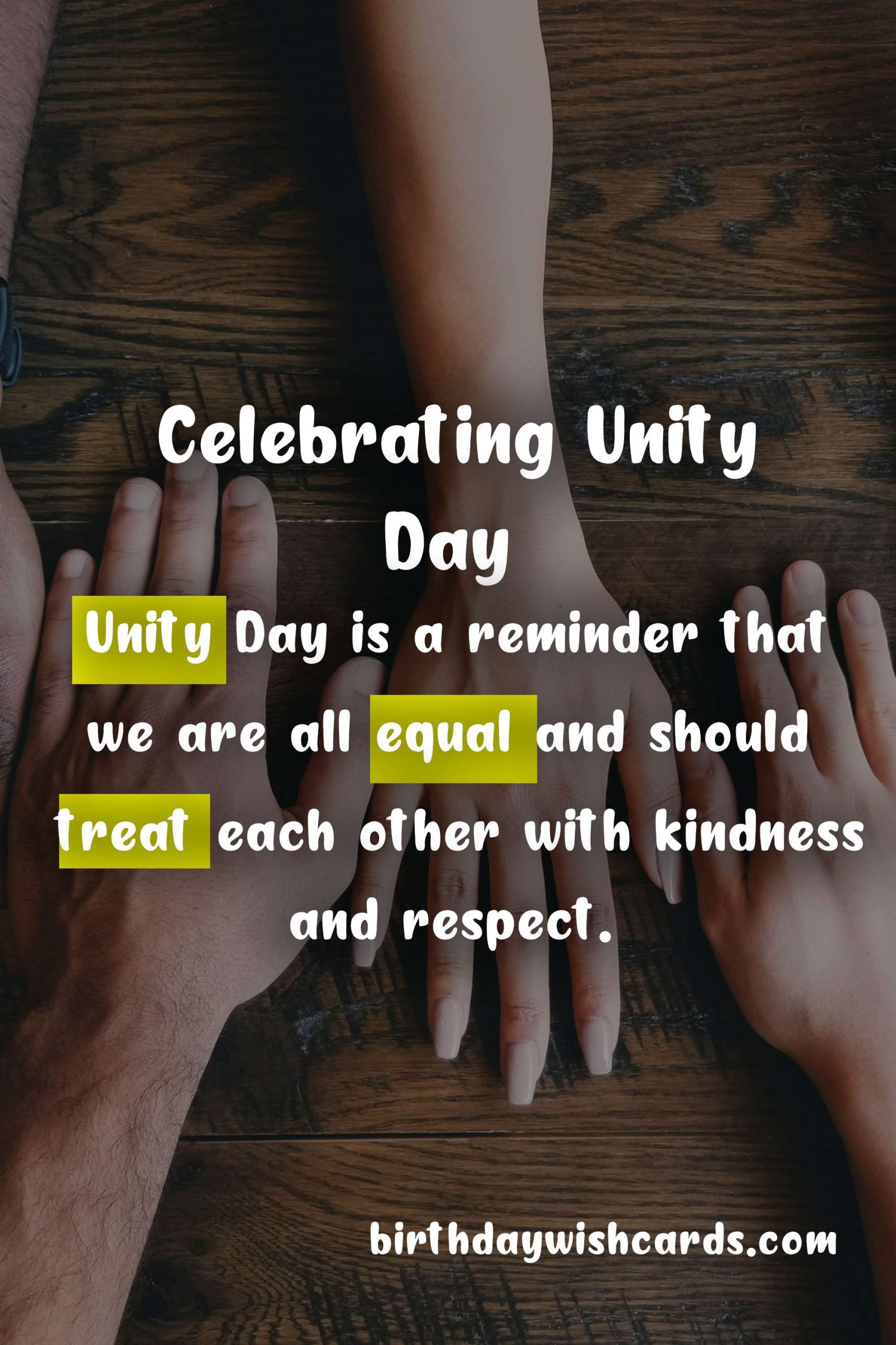 Celebrating Unity Day - A Day for Togetherness and Understanding