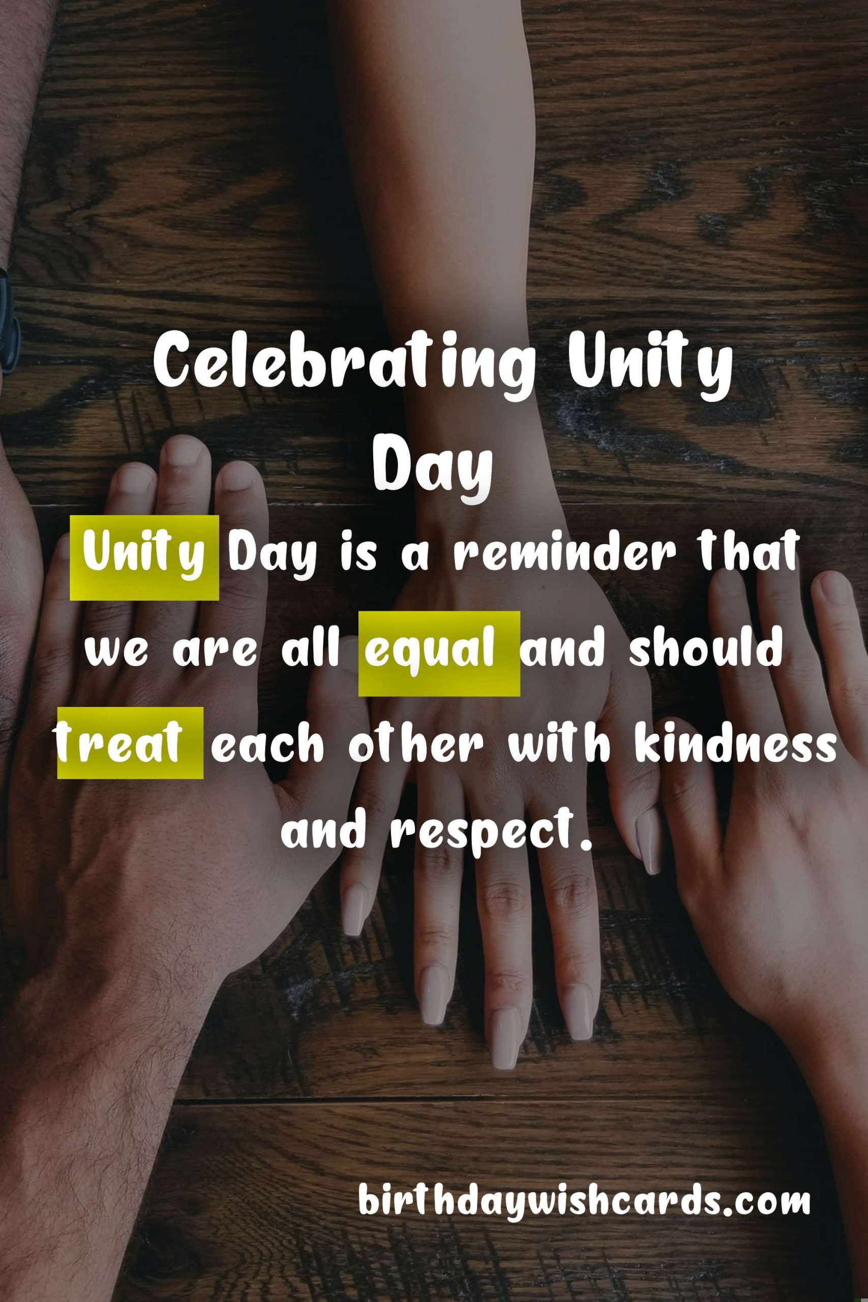 Celebrating Unity Day - A Day for Togetherness and Understanding