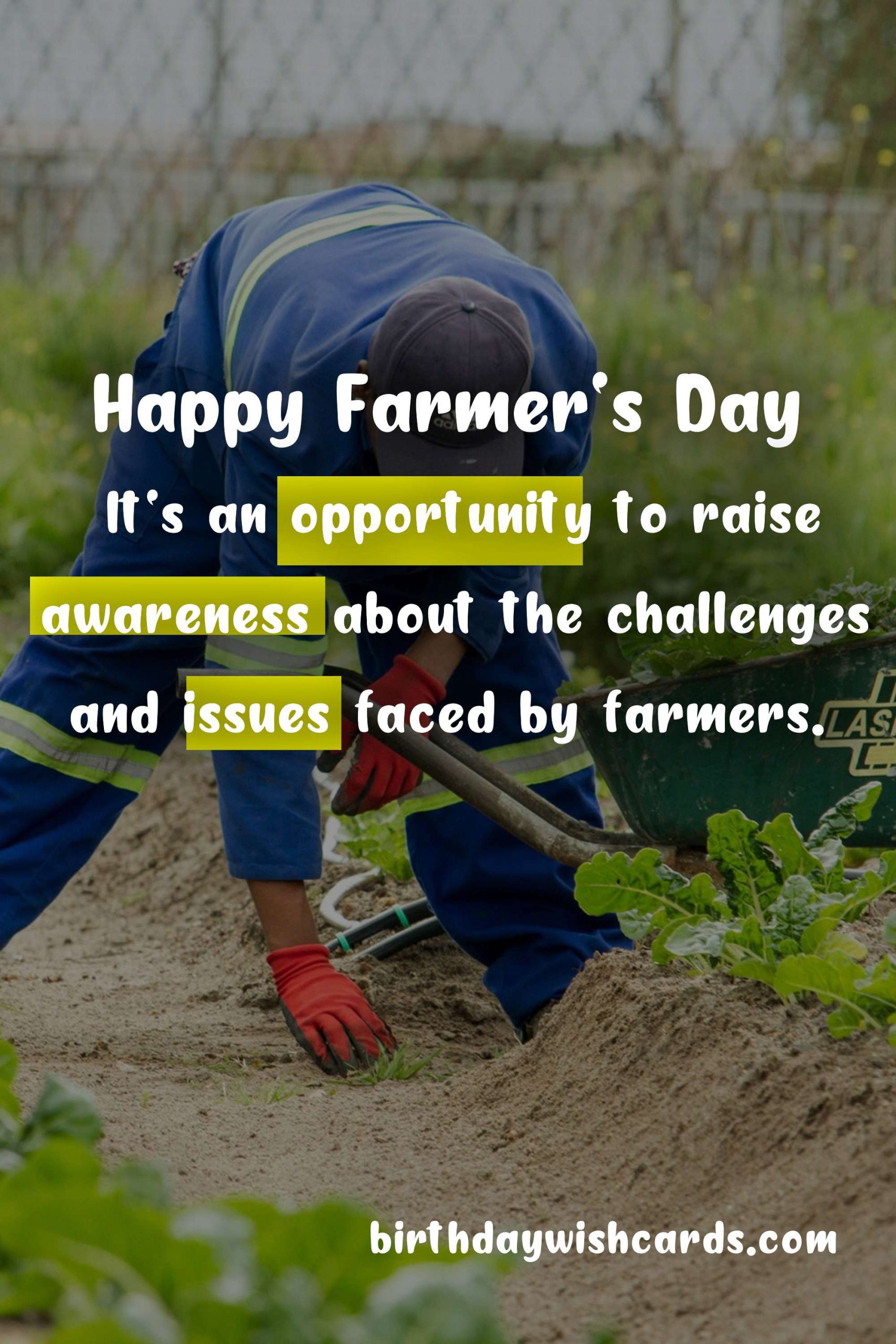 Celebrate Farmer's Day - First Friday of December