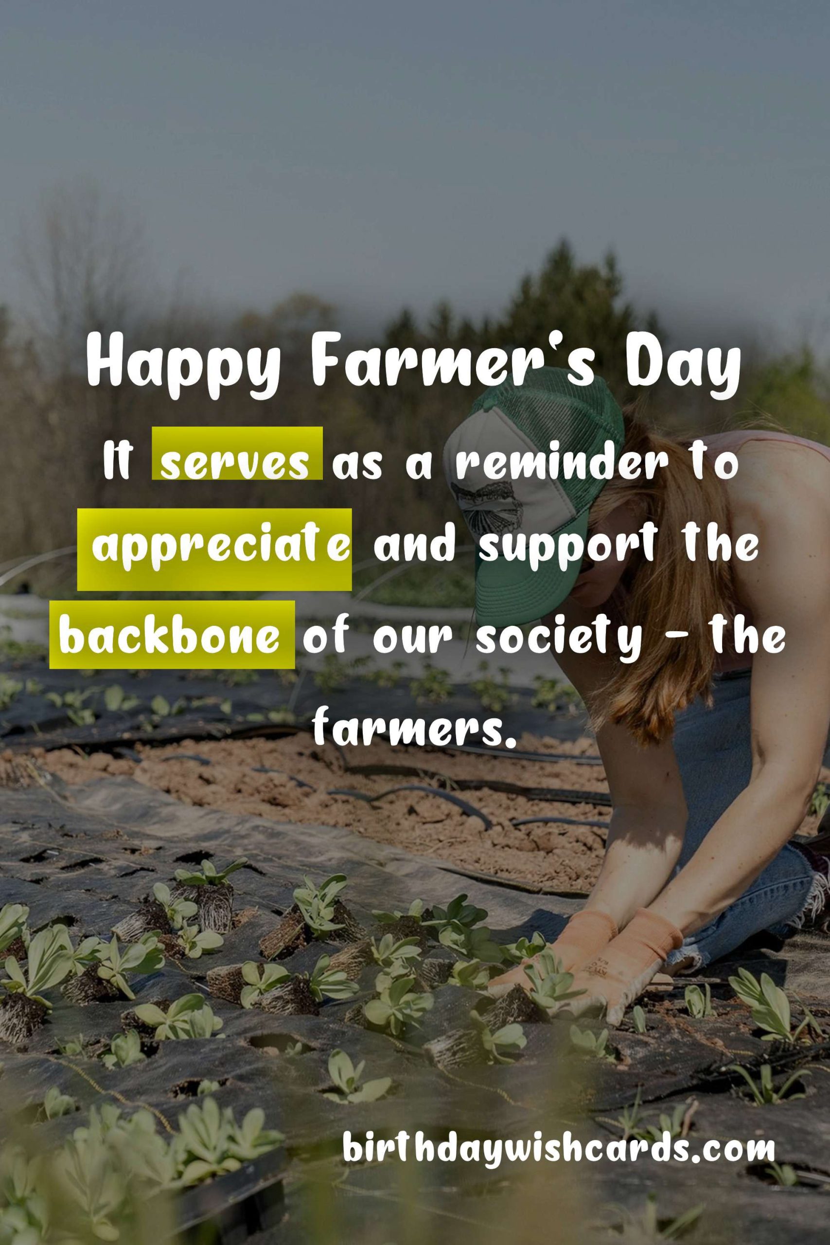 Celebrate Farmer's Day - First Friday of December