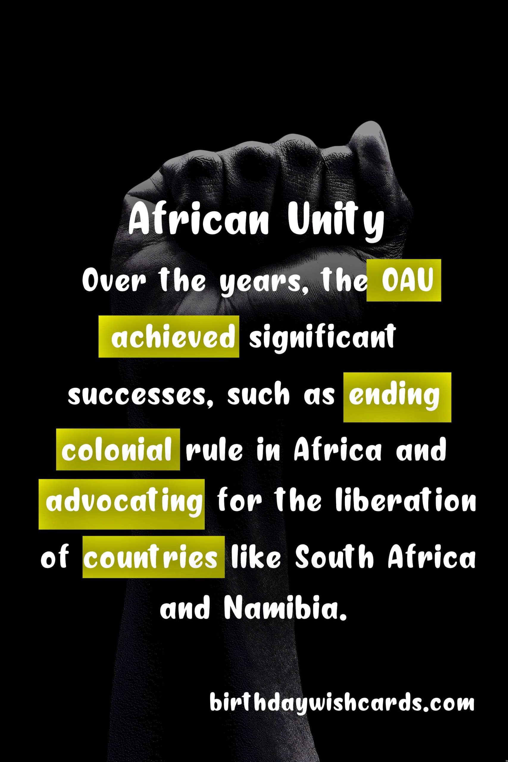 Africa Freedom Day - May 25: Celebrating the Independence and Unity of the Continent