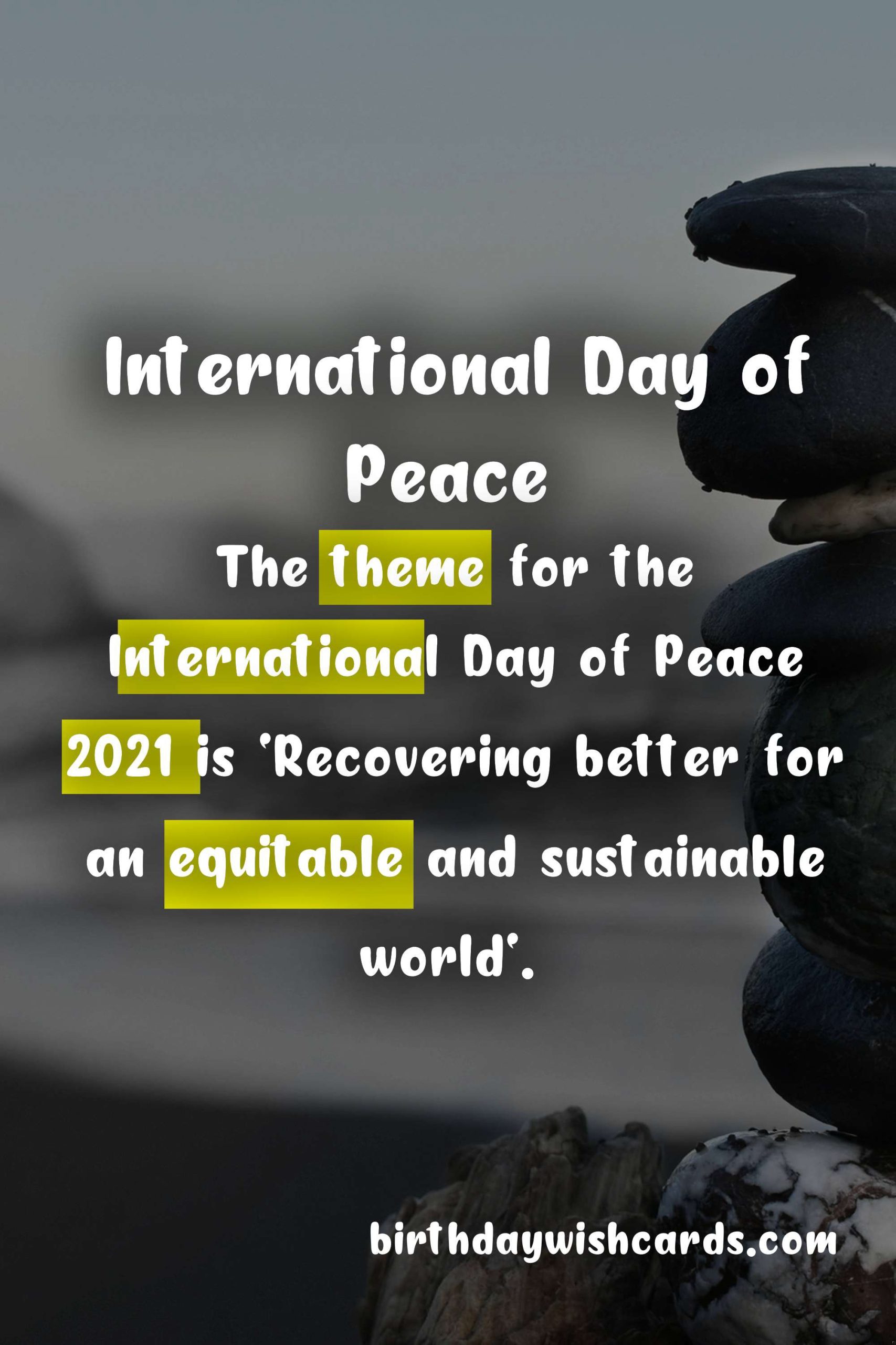 International Day of Peace (September 21): Promoting Awareness and Compassion for a Better World