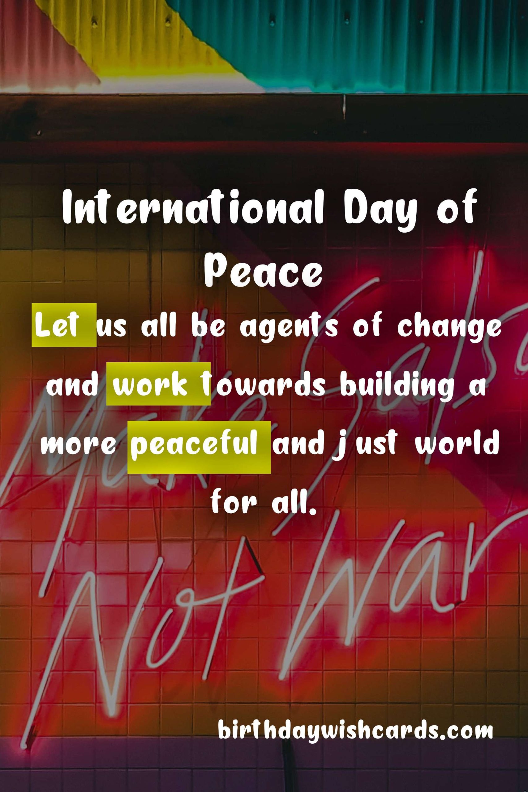 International Day of Peace (September 21): Promoting Awareness and Compassion for a Better World