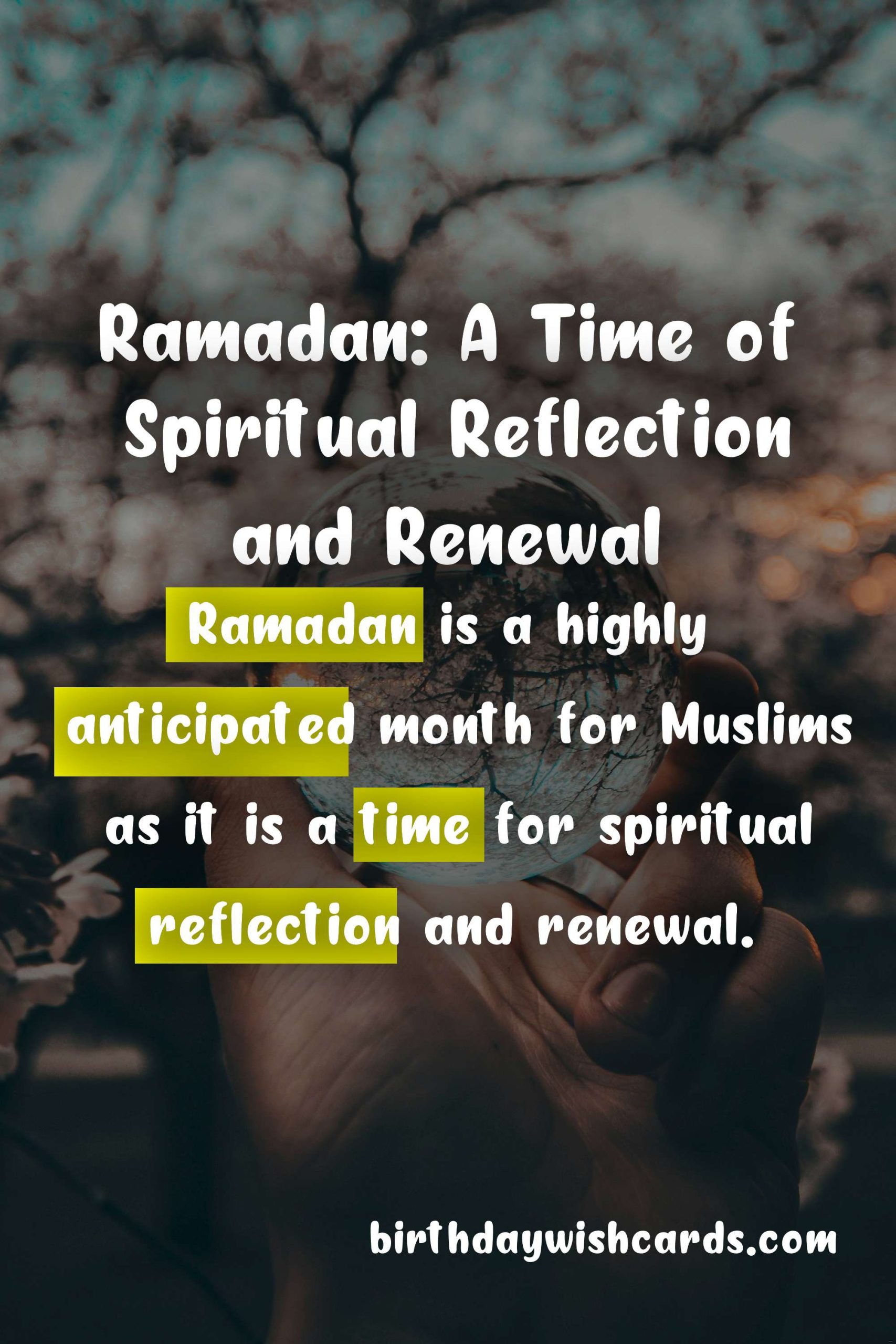 The Importance and Significance of Ramadan: A Time of Spiritual Reflection and Renewal