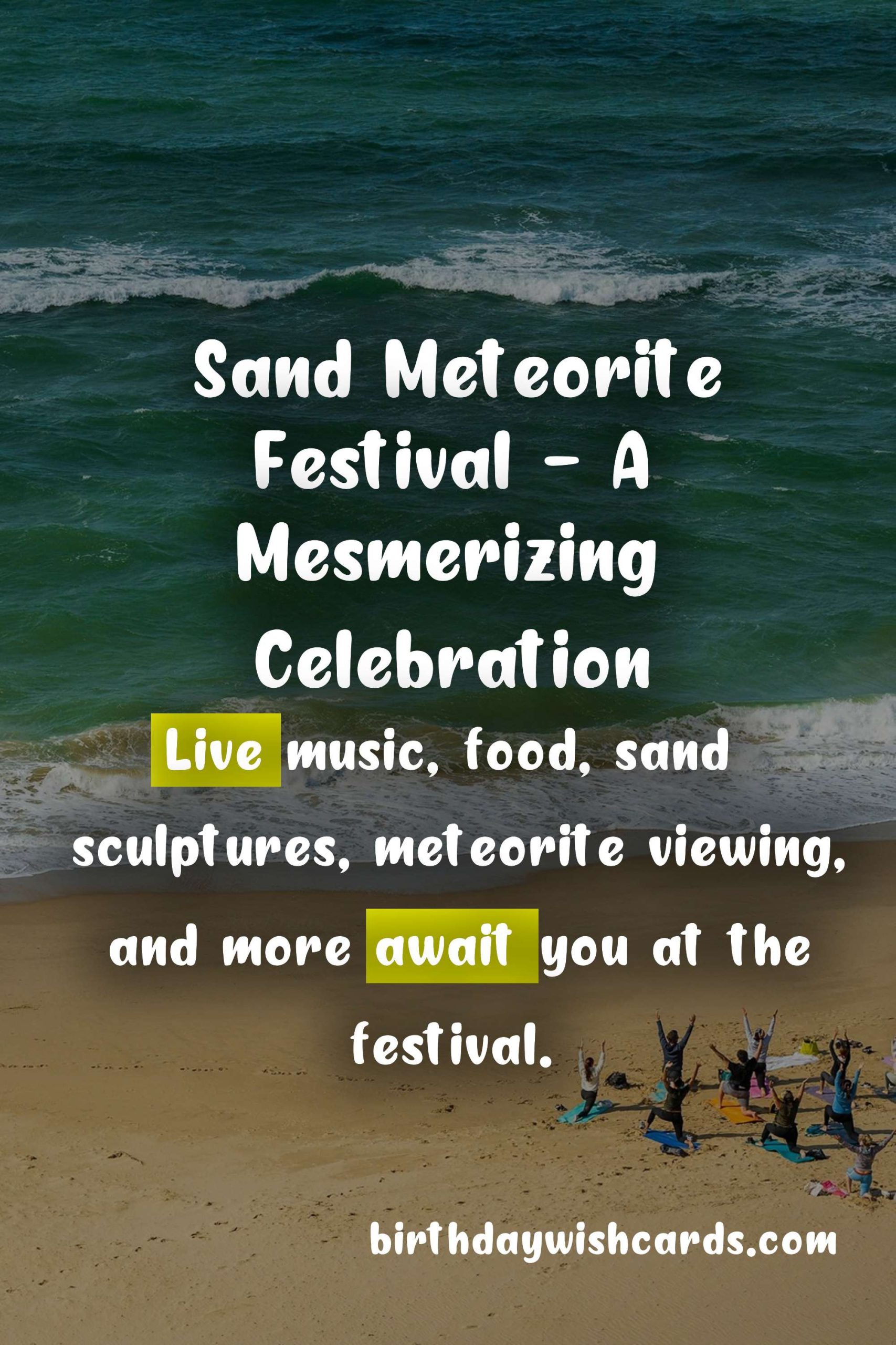 Experience the Magic of the Sand Meteorite Festival - October 4-5