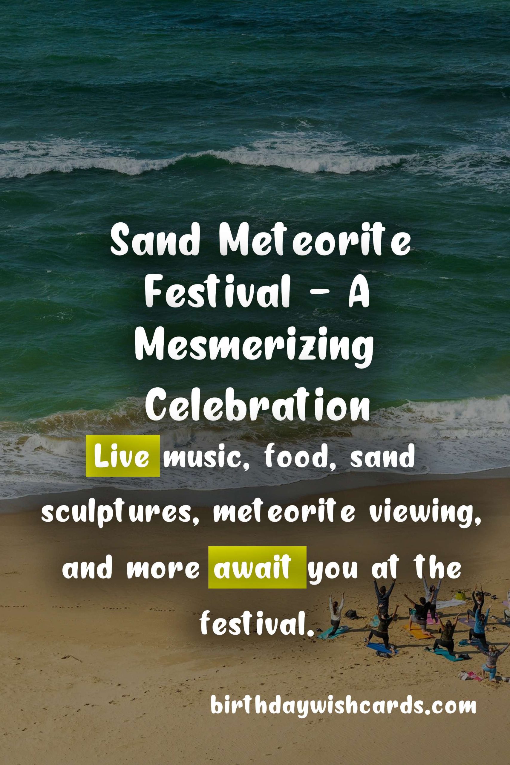 Experience the Magic of the Sand Meteorite Festival - October 4-5