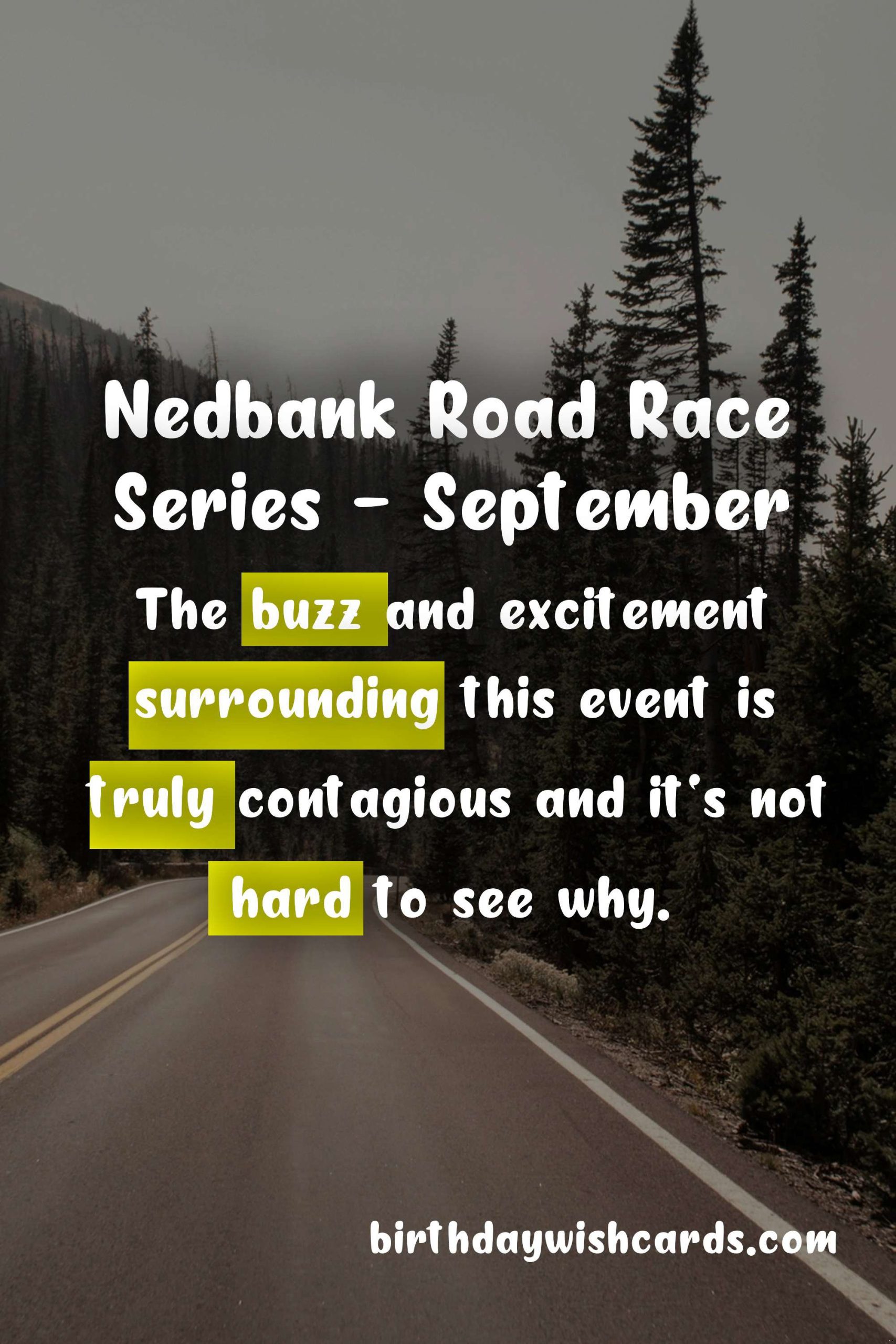 Nedbank Road Race Series - September 21