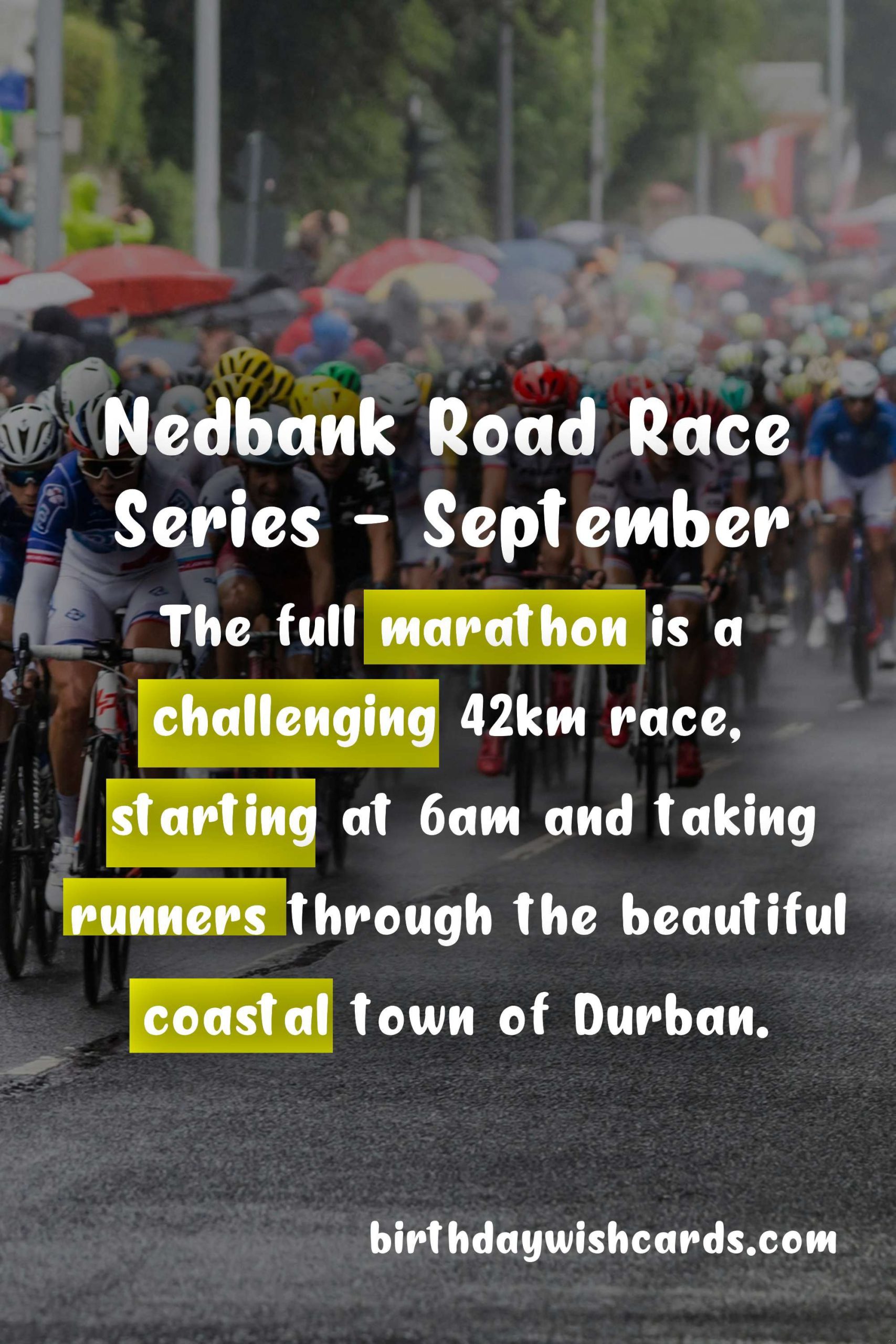 Nedbank Road Race Series - September 21