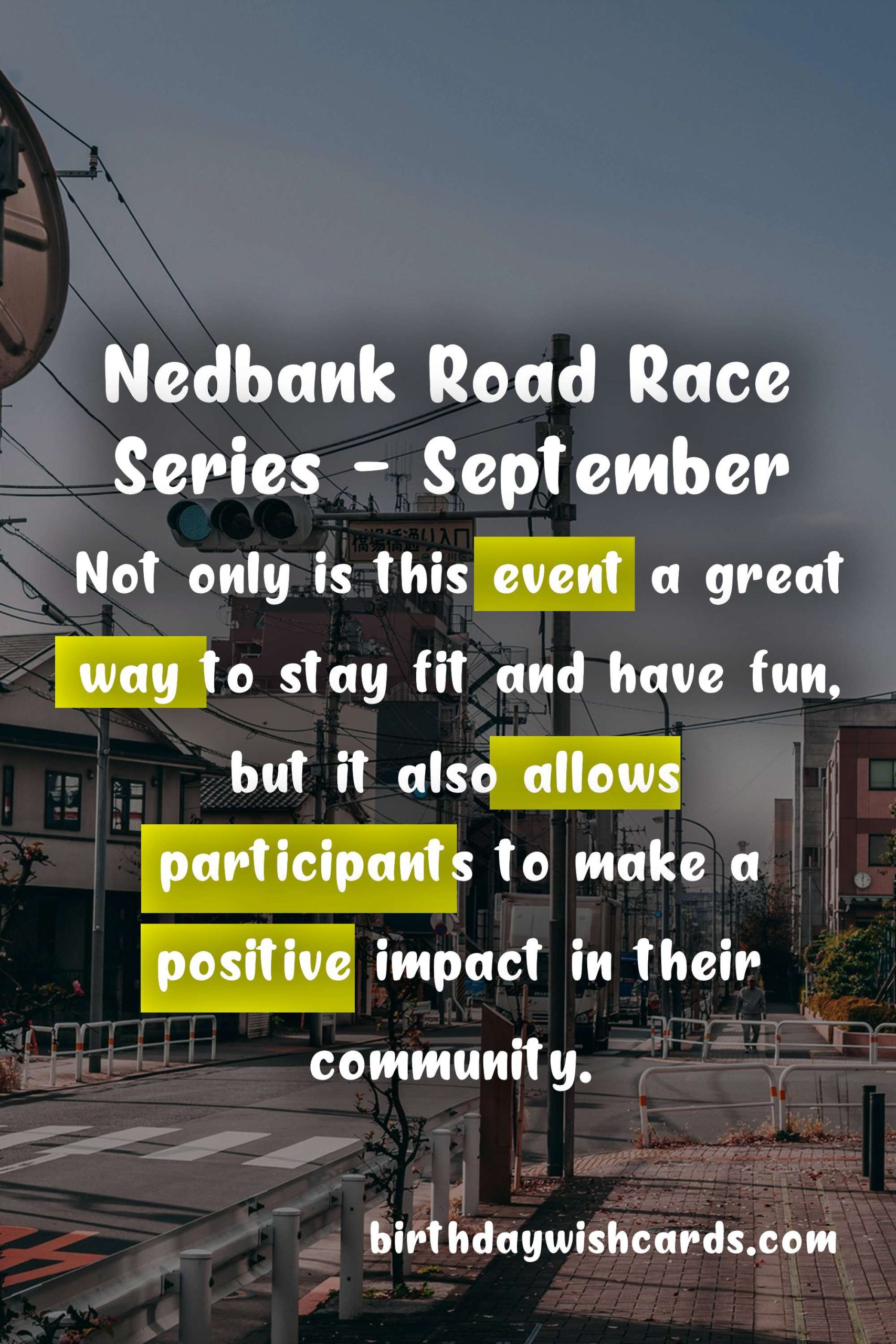 Nedbank Road Race Series - September 21